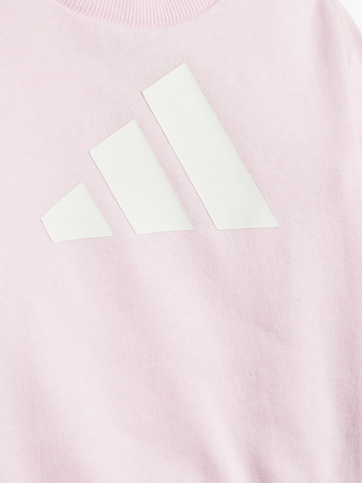 adidas Big Logo Fleece Jog Sett 240 Infant CLPINK/WHITE