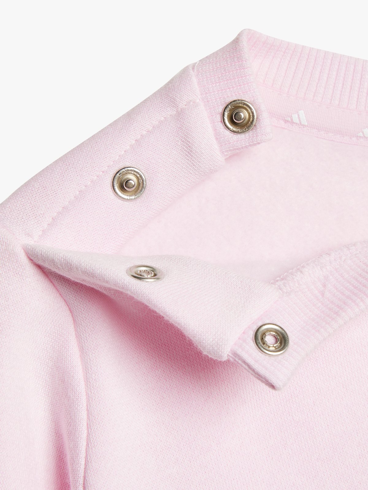 adidas Big Logo Fleece Jog Sett 240 Infant CLPINK/WHITE