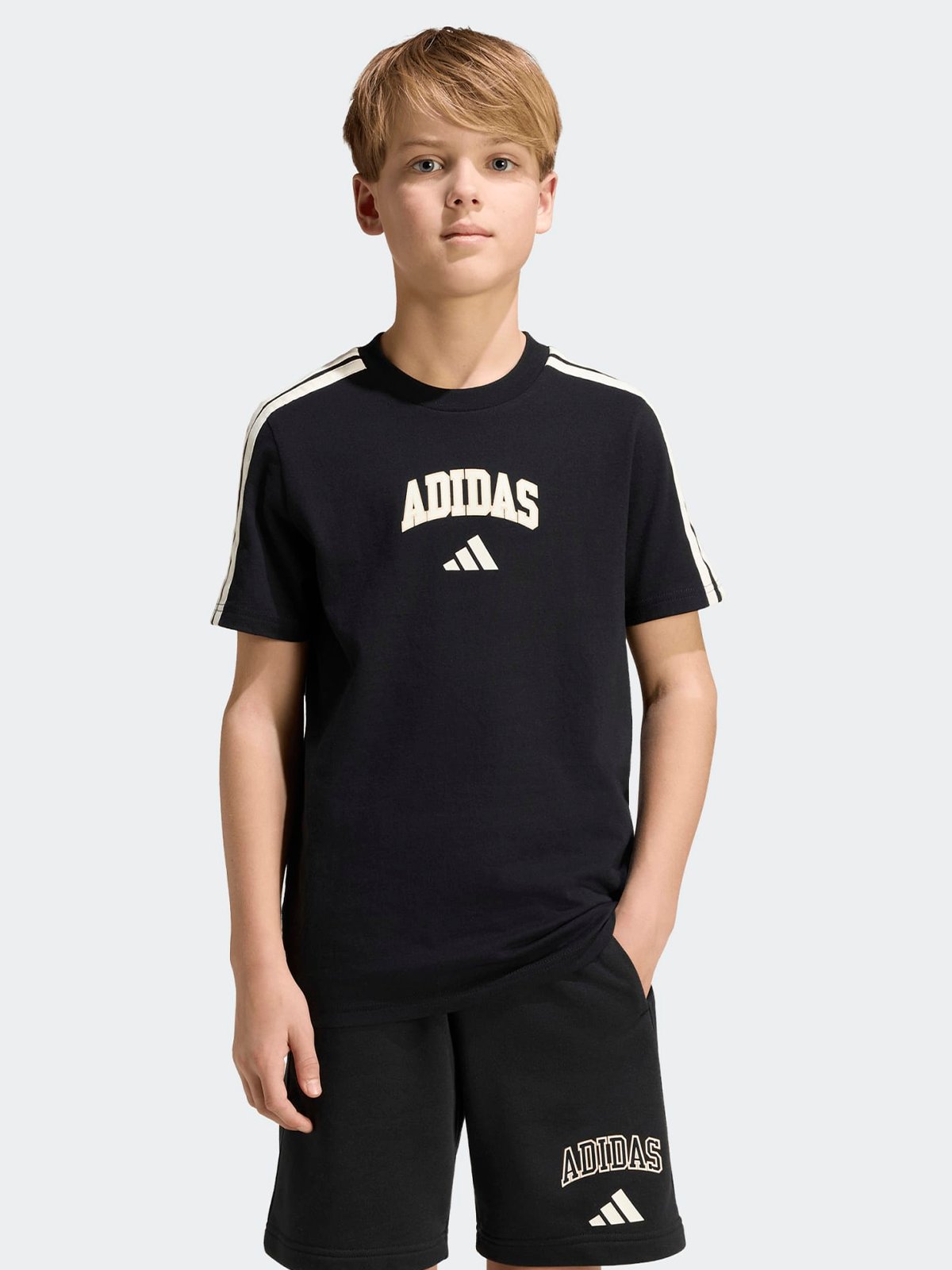 adidas Collegiate Graphic Tee Junior Black