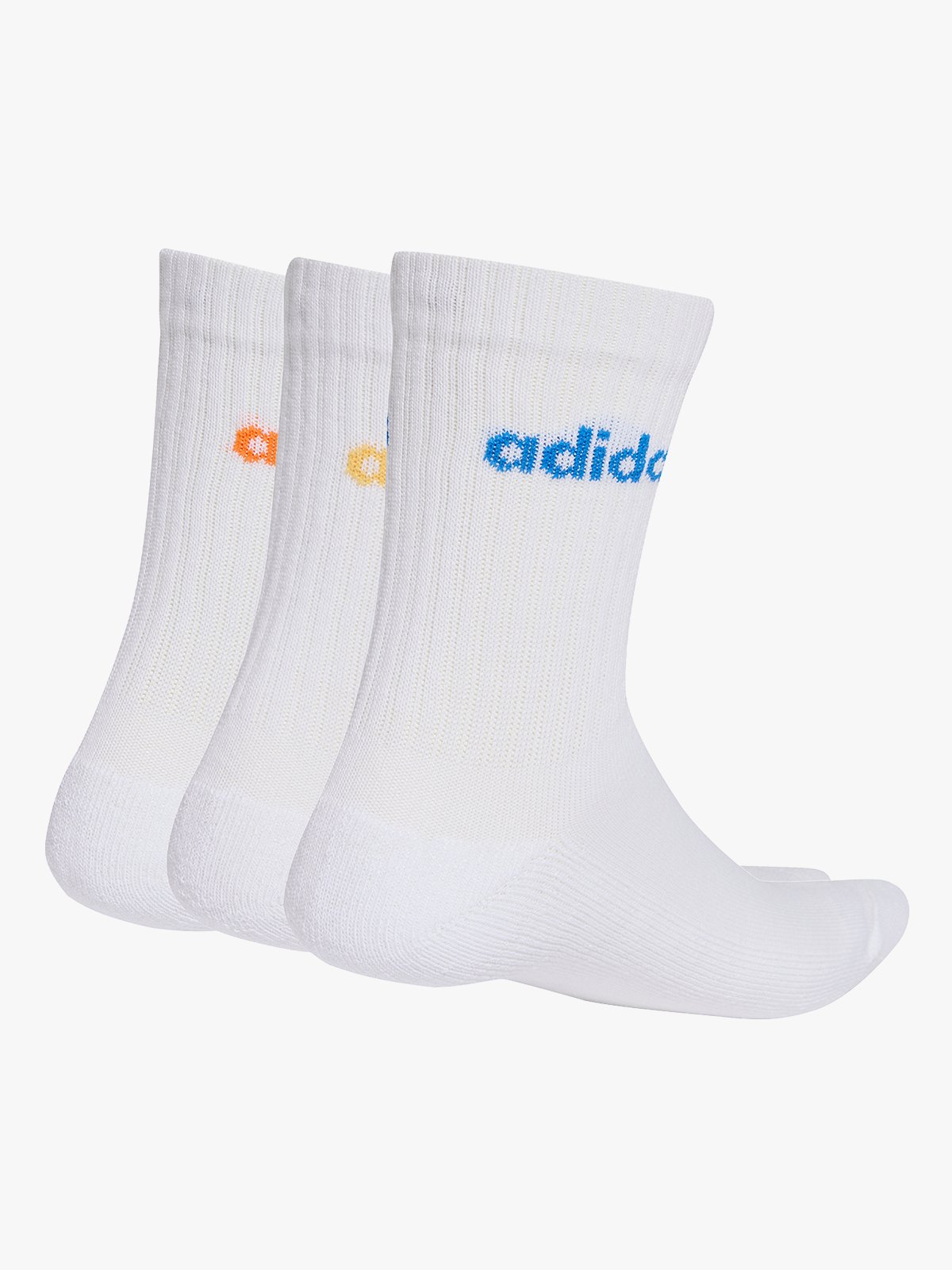 adidas Crew 3 Pack Hvit