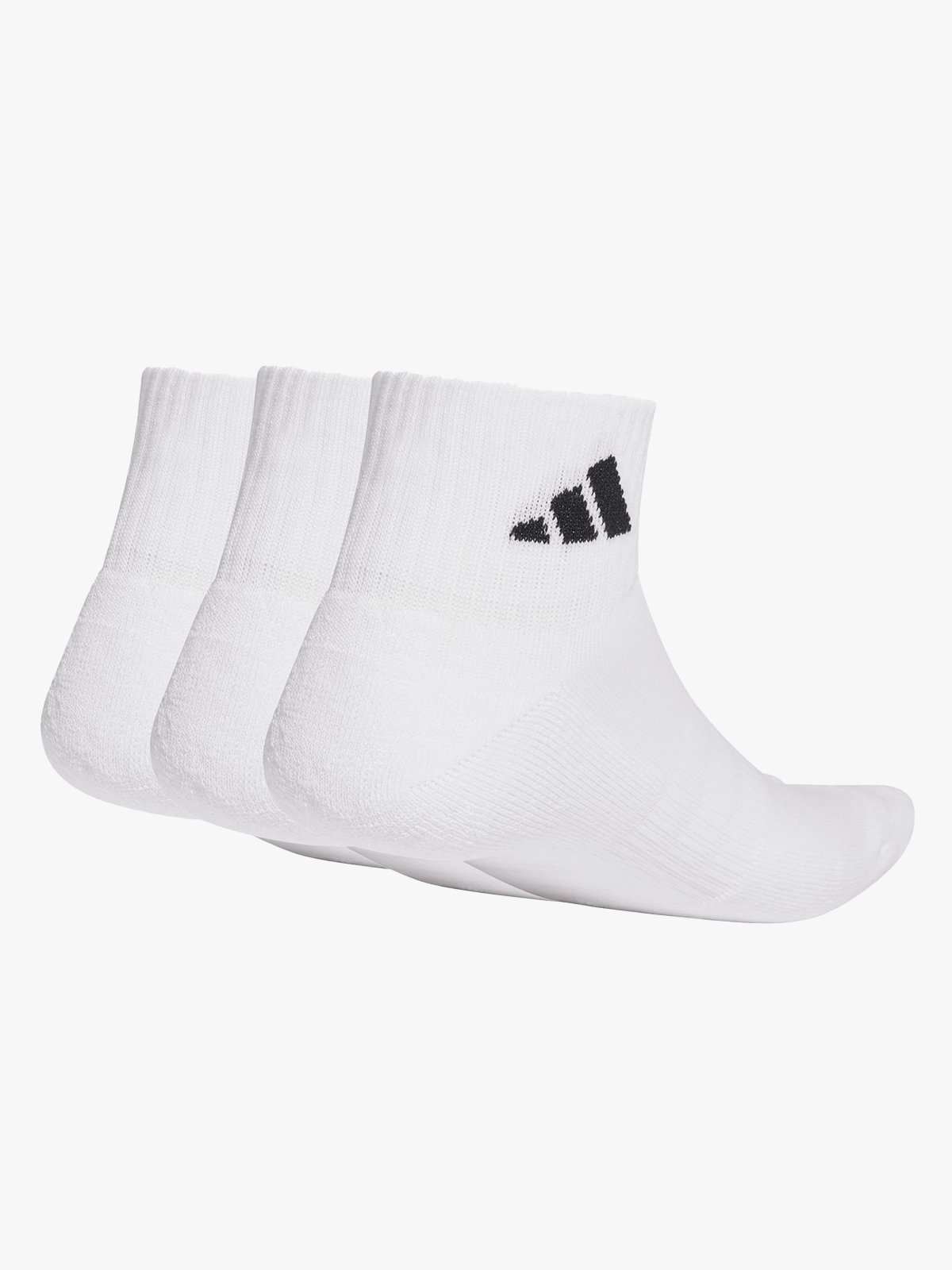 adidas Essentials Ankle 3 Pack White / Black