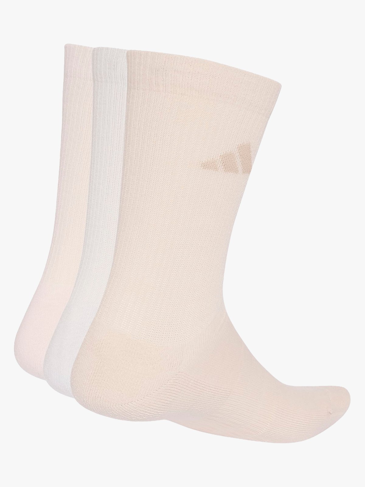 adidas Essentials Crew 3 Pack Beige