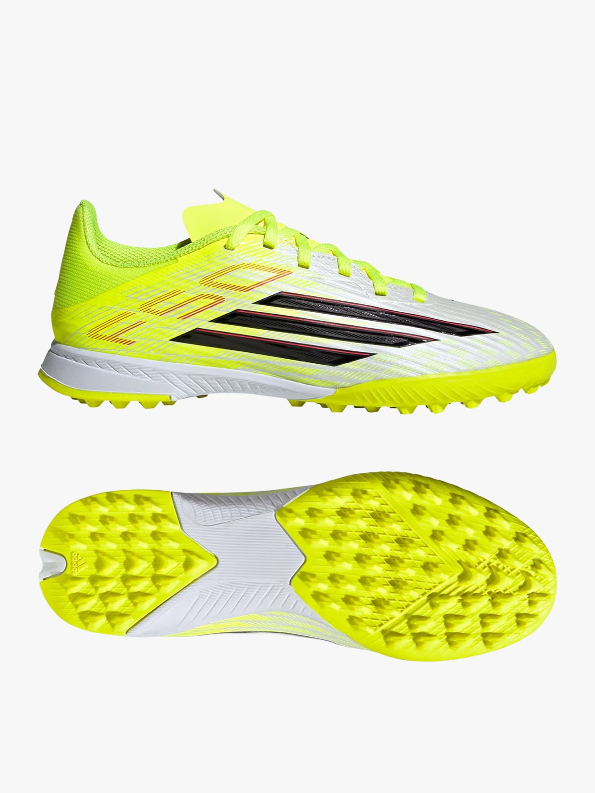 adidas F50 League Turf Junior Team Solar Yellow 2 / Core Black / Lucid Red