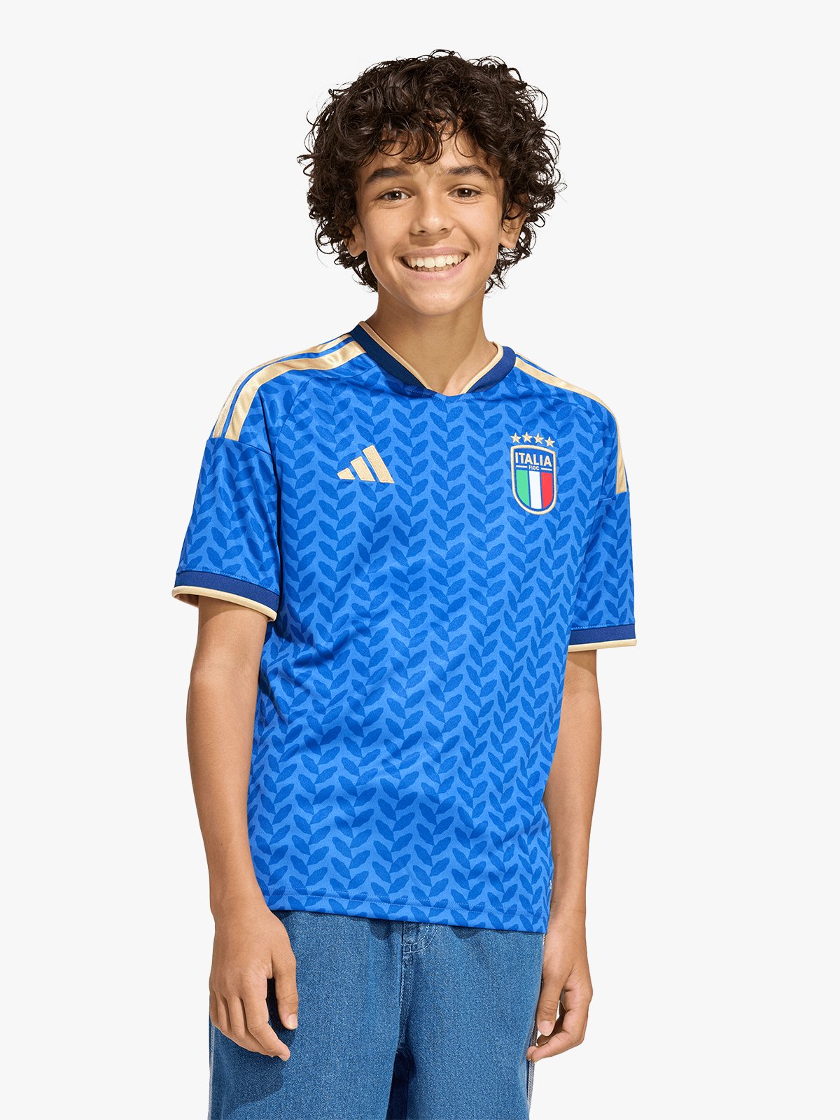 adidas Italy 26 Home Jersey Junior Blå