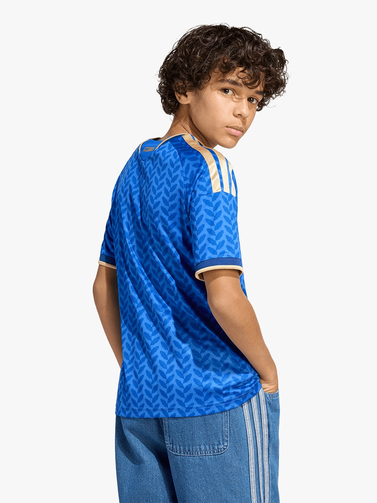 adidas Italy 26 Home Jersey Junior Blå