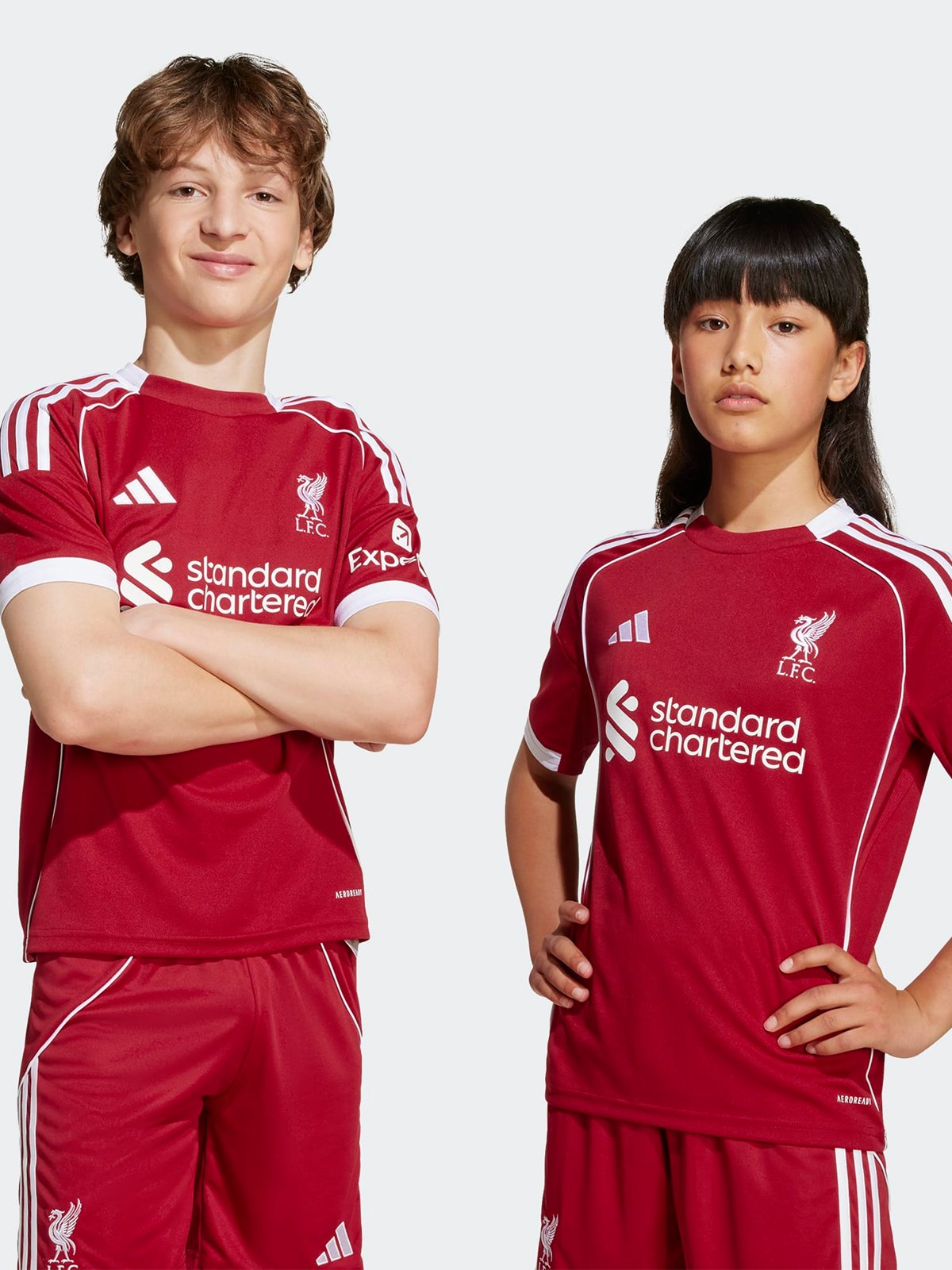 adidas Liverpool 25/26 Home Jersey Junior Red