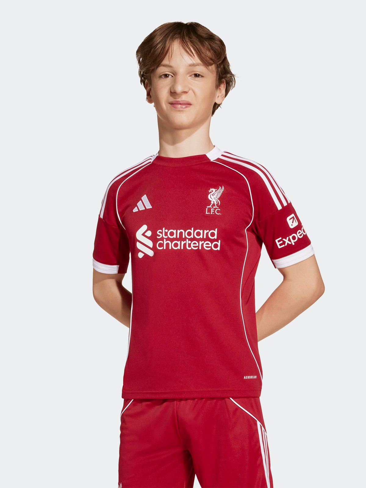adidas Liverpool 25/26 Home Jersey Junior Red