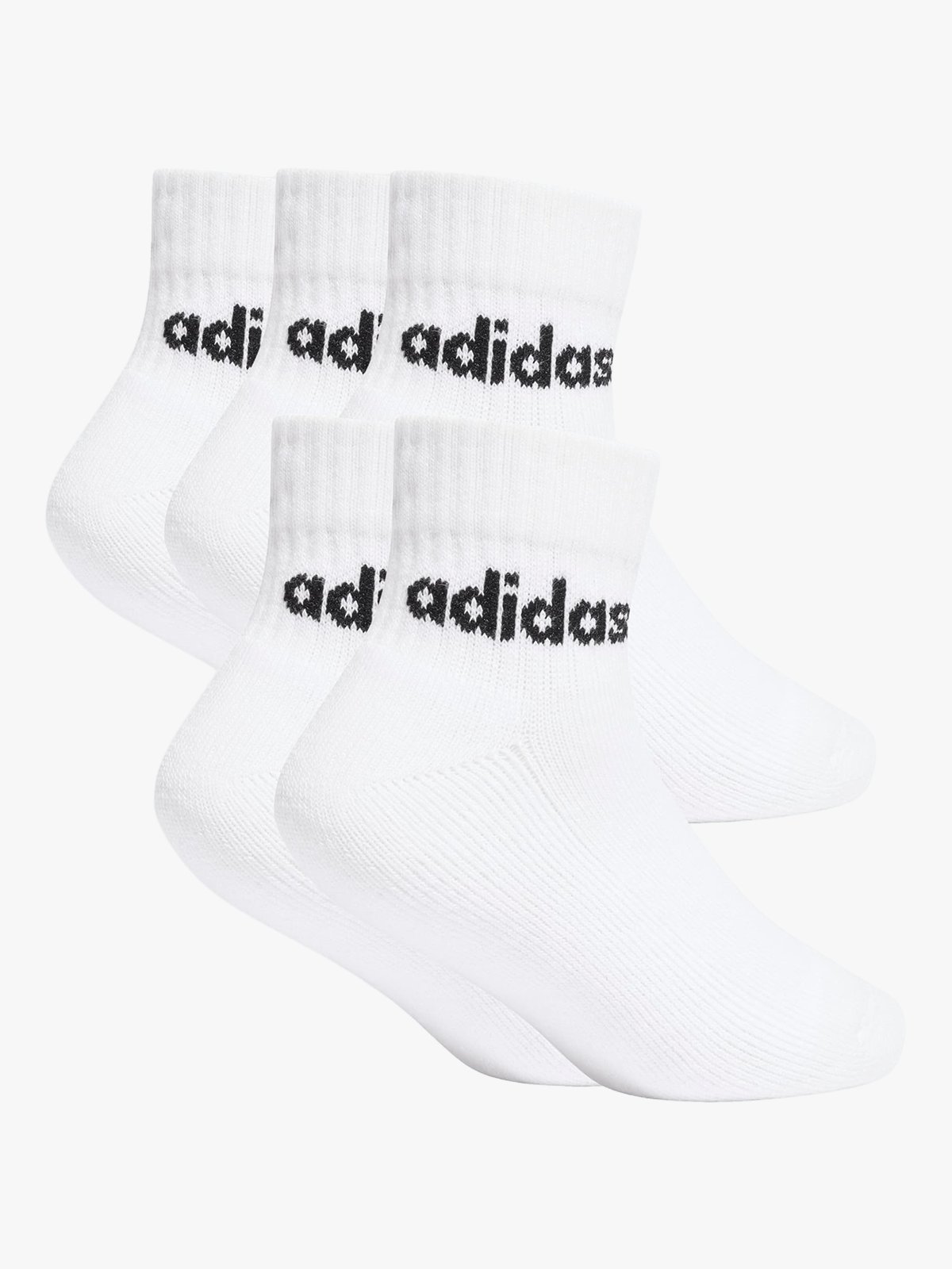 adidas Kids Ankle Socks 5-Pack White