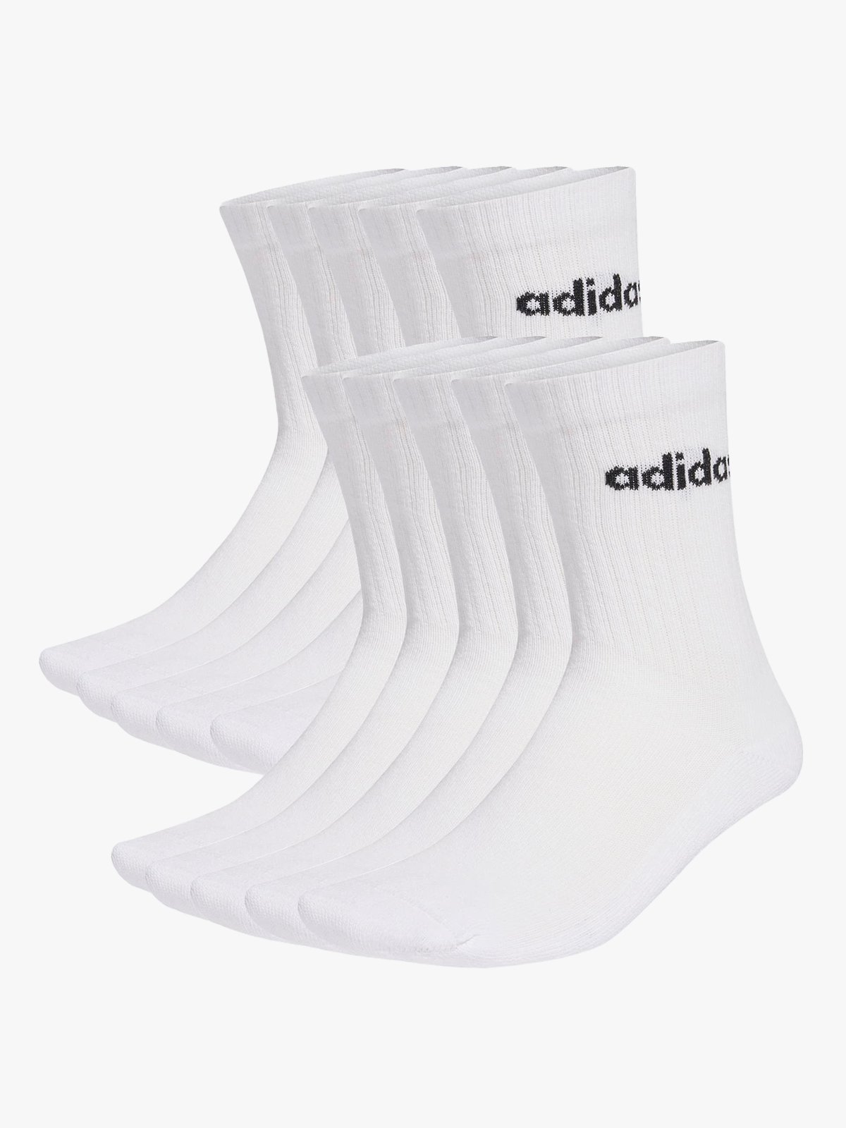 adidas Linear Crew Sock 1O Pack White