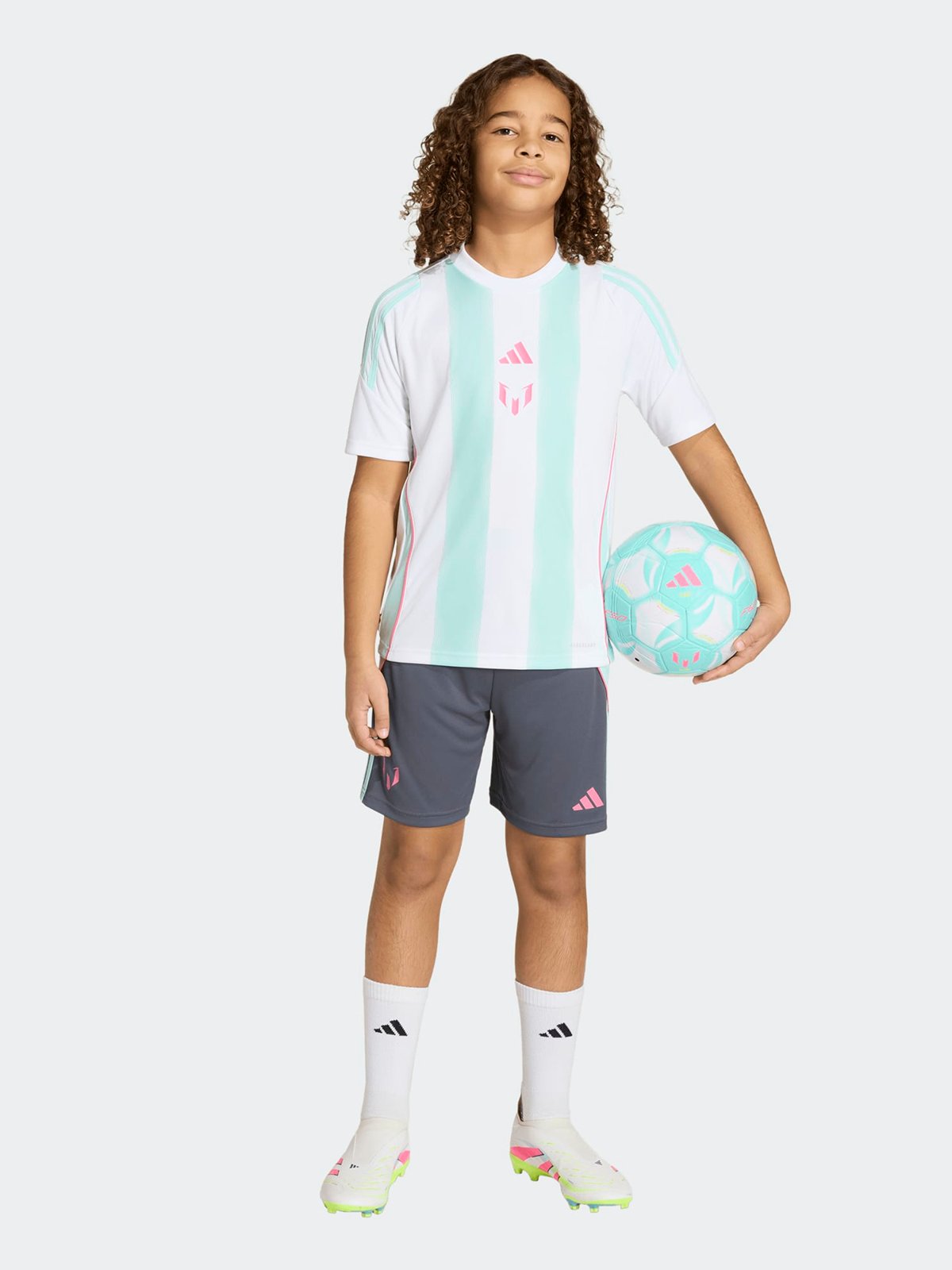 adidas Messi Training Jersey Junior Hvit