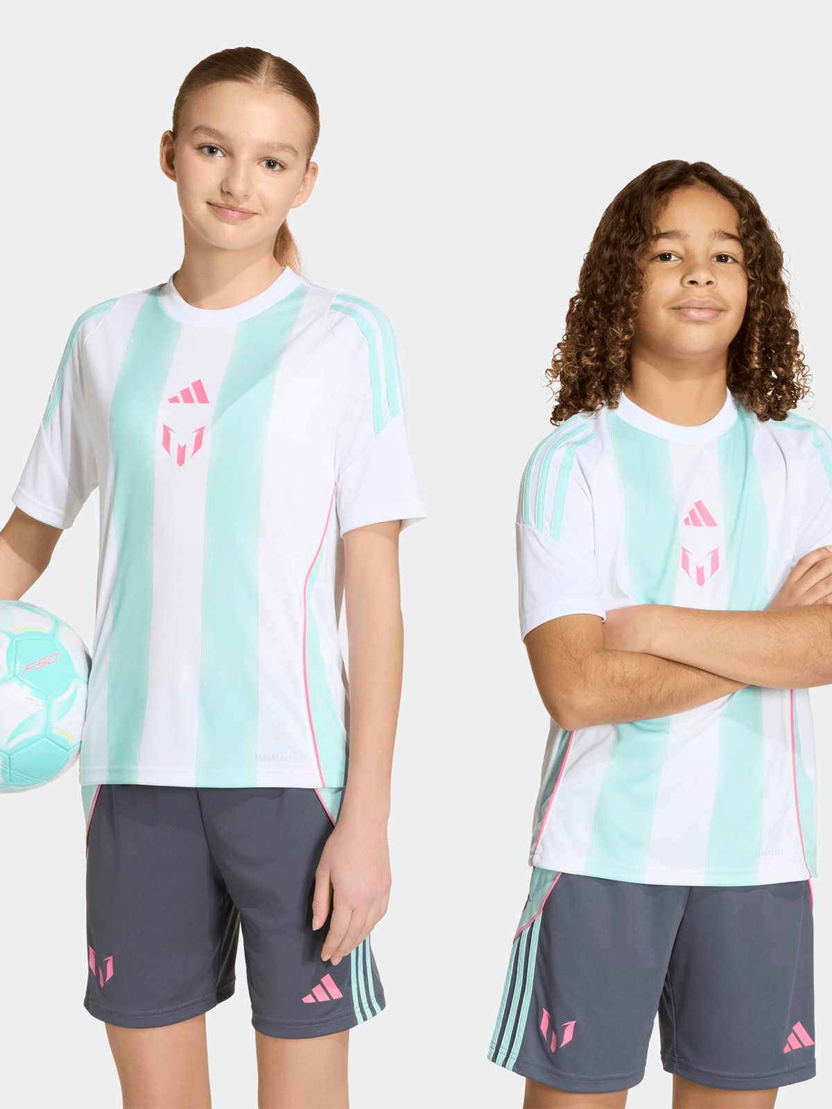 adidas Messi Training Jersey Junior Hvit