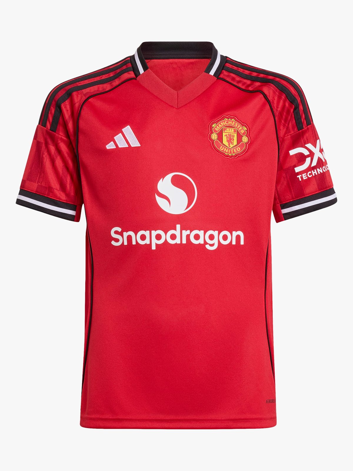 adidas Manchester United 25/26 Home Jersey Junior Rød