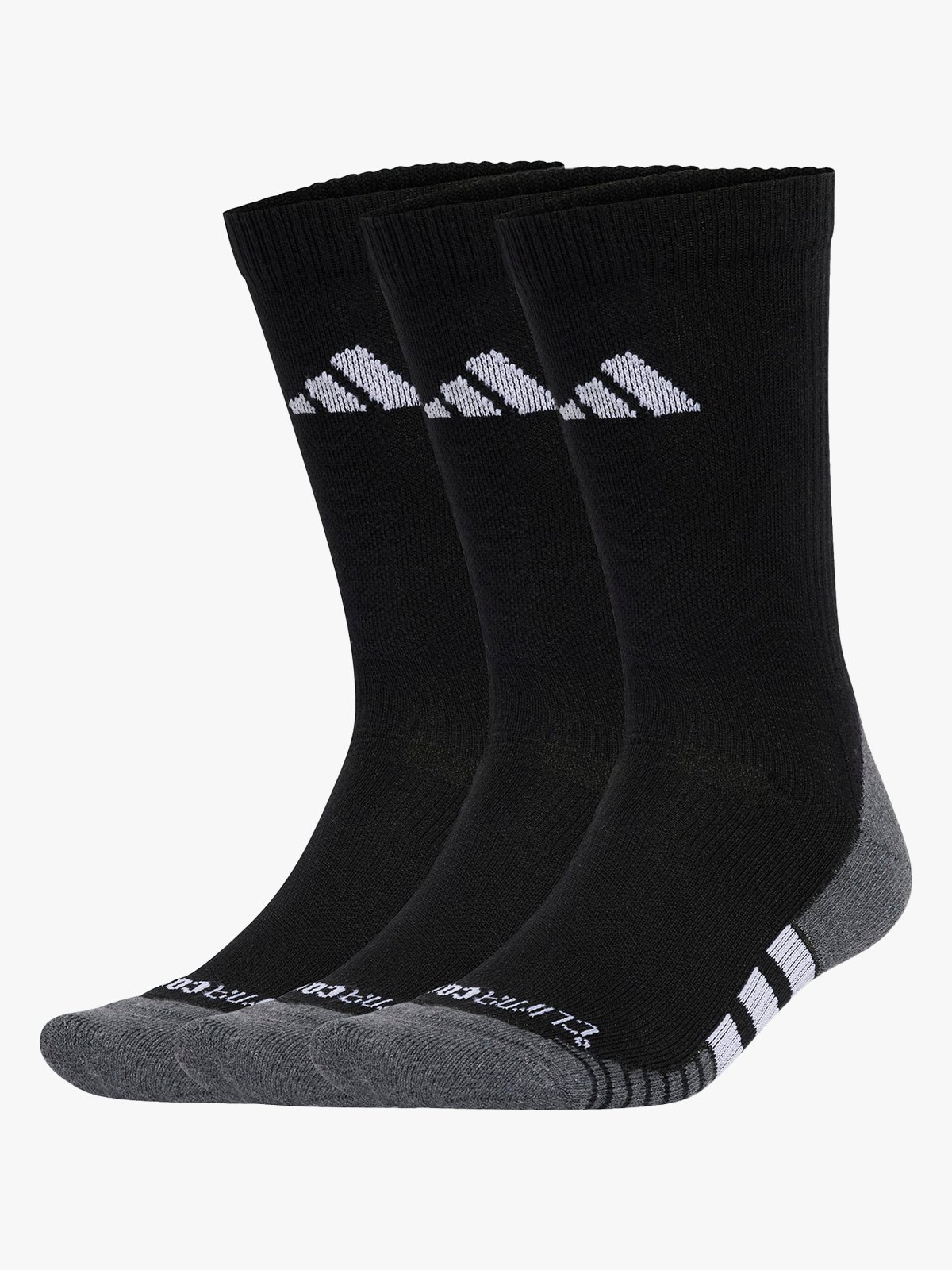 adidas Performance Cush Crew Socks 3-Pack Black