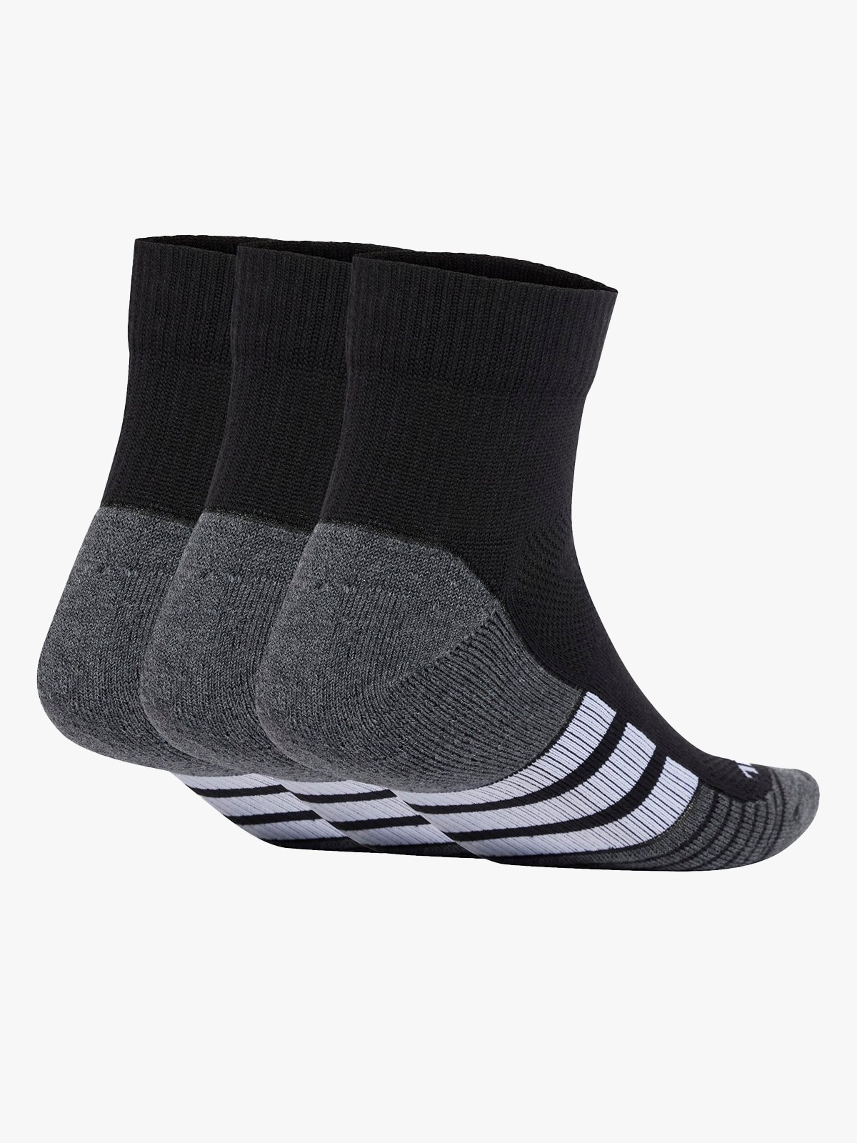 adidas Performance Cush Quarter Socks 3PK BLACK/WHITE