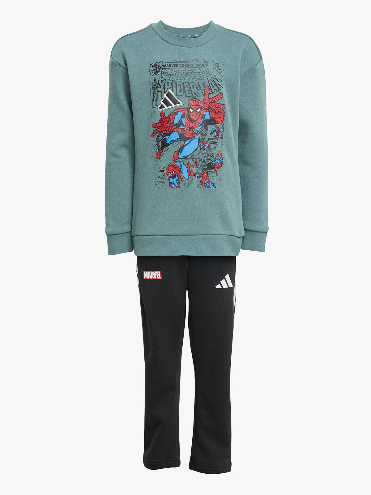 adidas Marvel Spiderman Jog Sett Kids PRETEA/WHITE