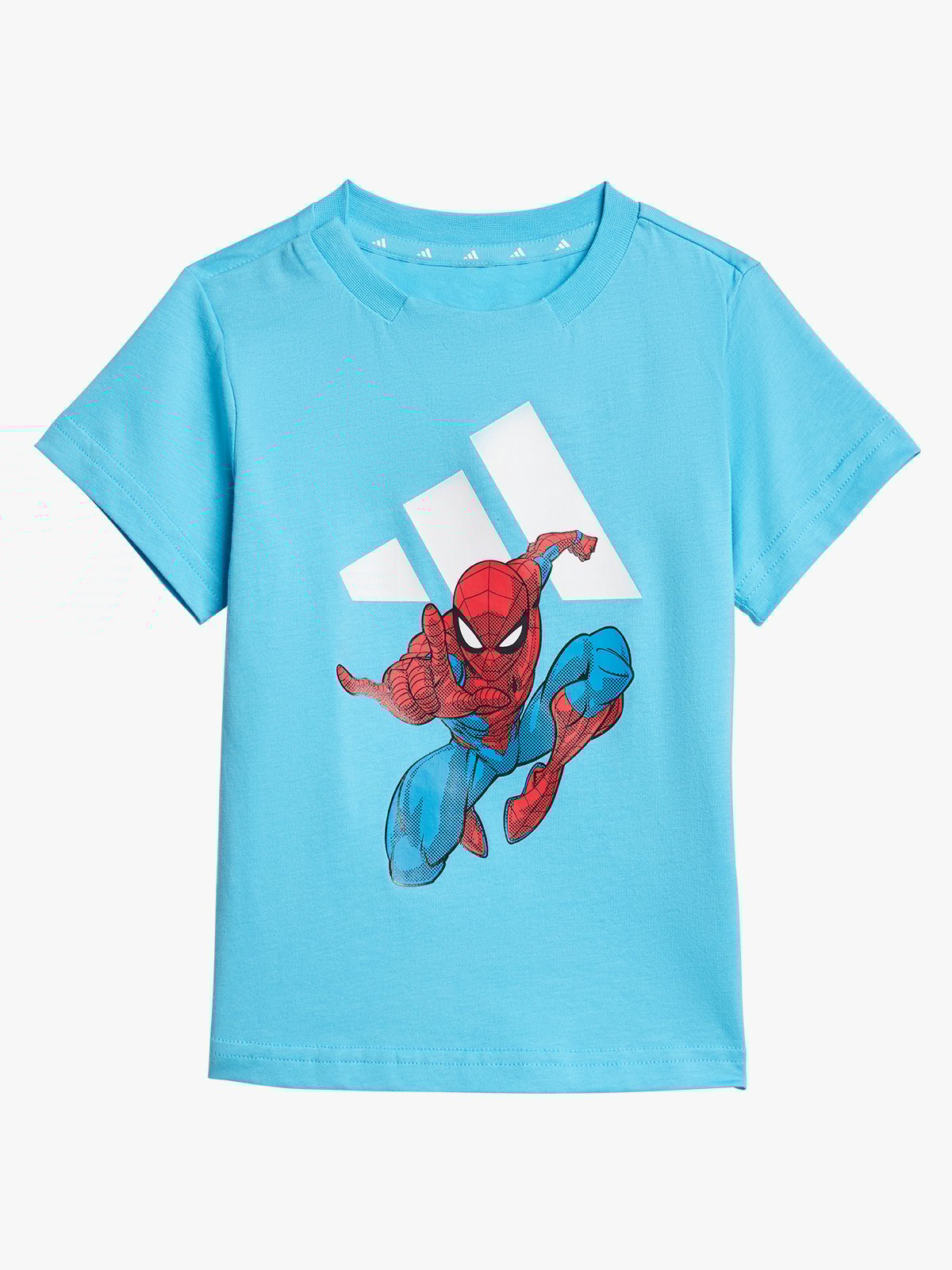 adidas Marvel Spider Man Tee Set Infant BRCYAN/WHITE