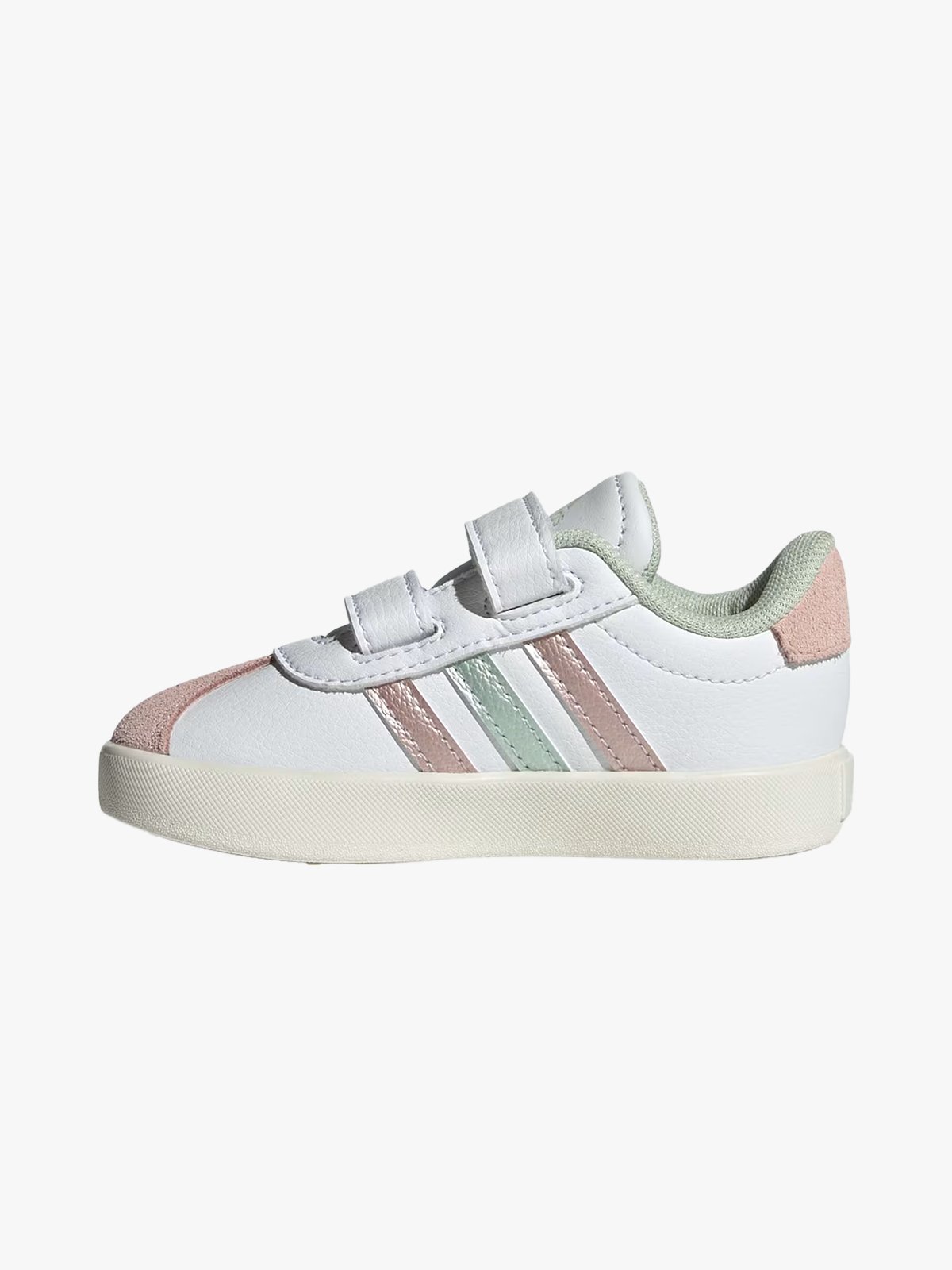 adidas Vl Court 3.0 Cf Infant Cloud White / Linen Green / Sandy Pink
