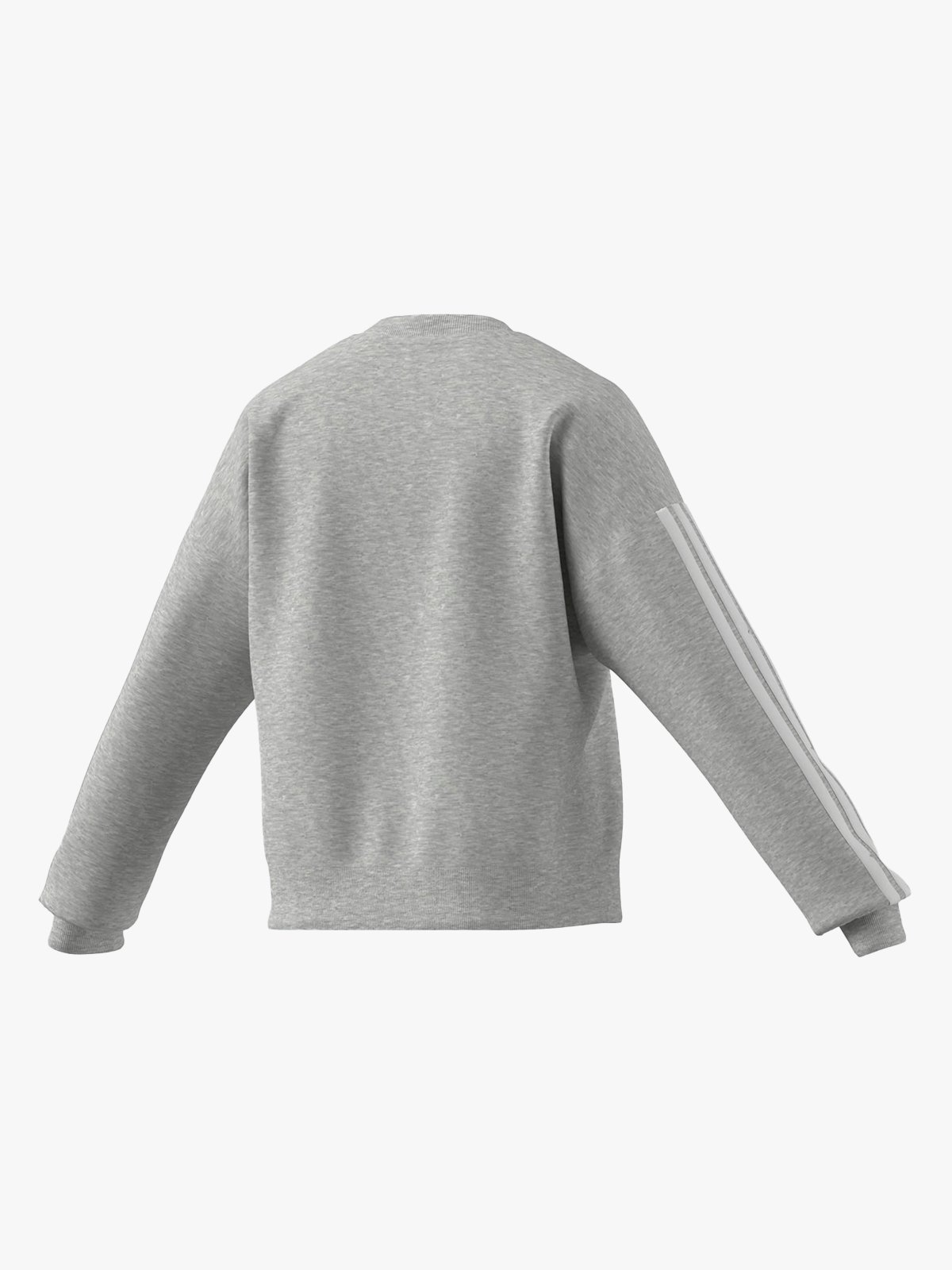 adidas 3-Stripes Fleece Sweater Grey