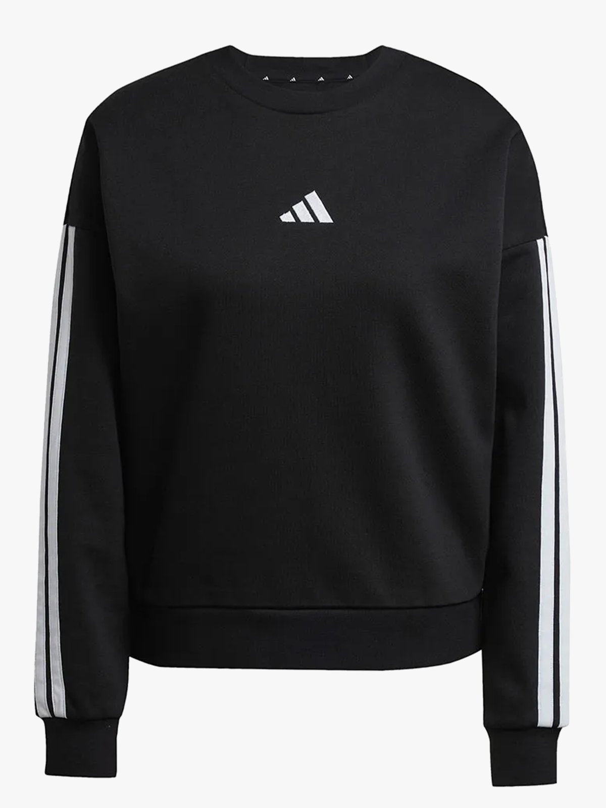 adidas 3-Stripes Fleece Sweater Black