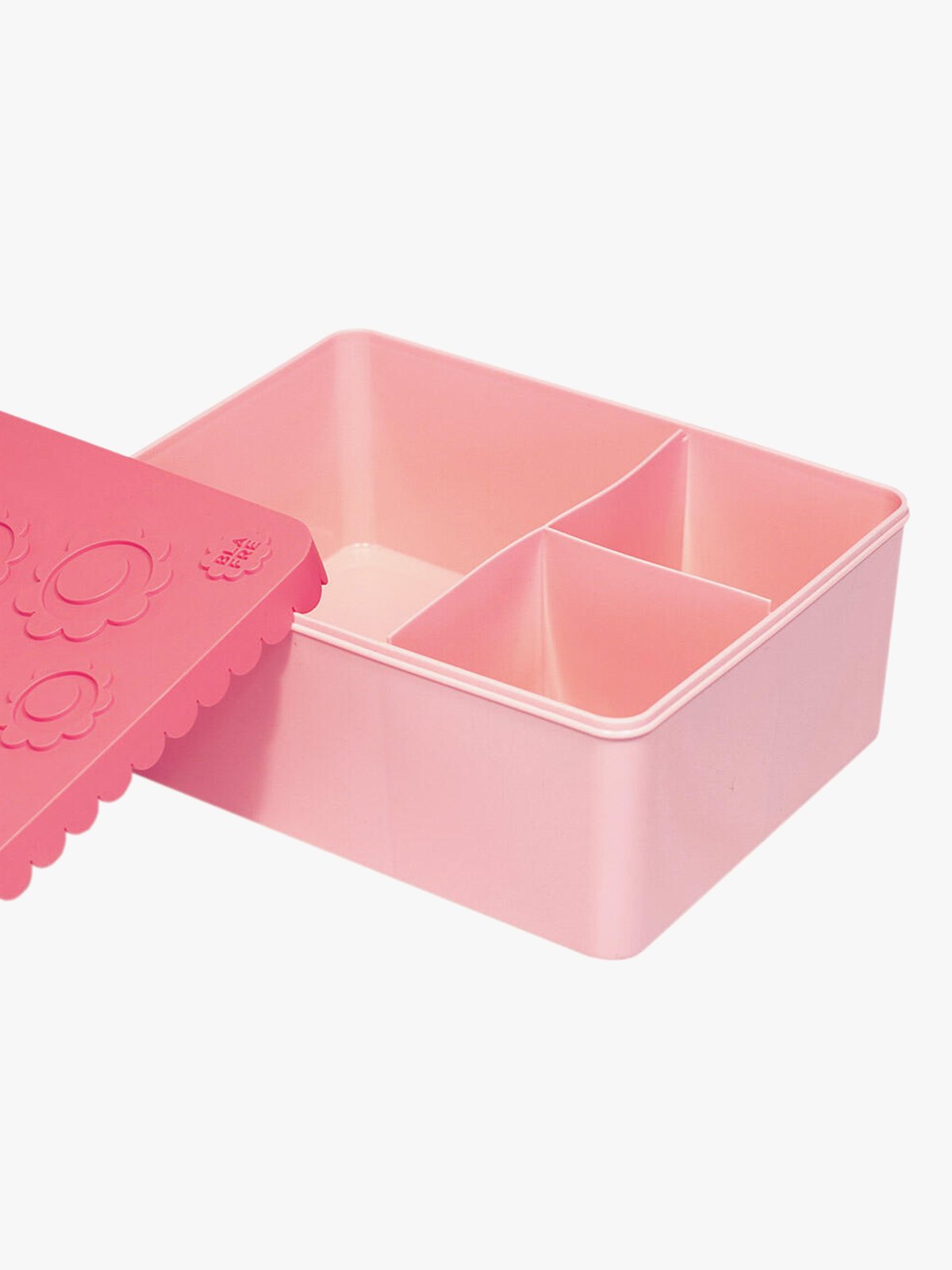 Blafre matboks i plast treroms Blomst Rosa