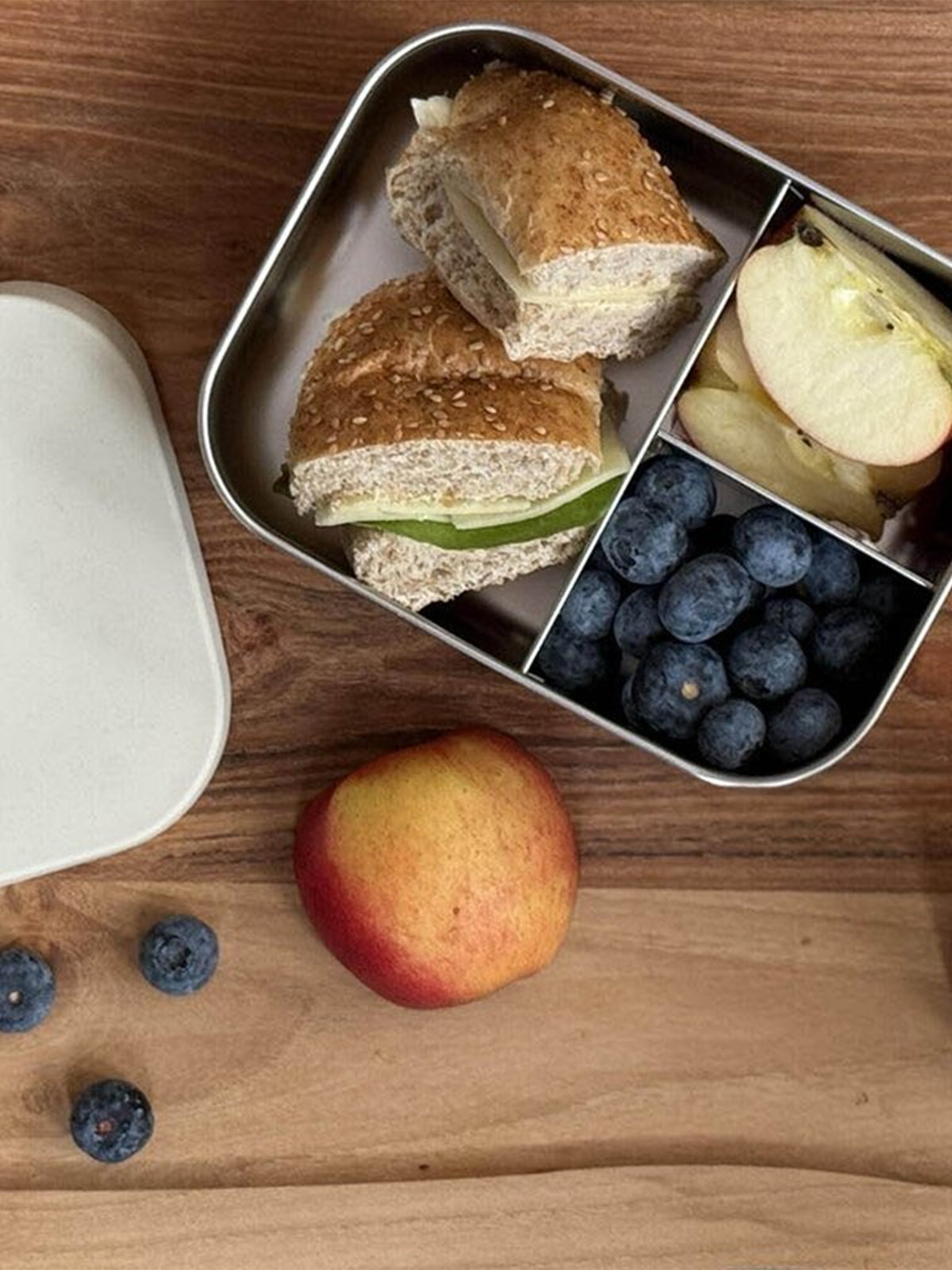 Blafre Stålmatboks Tre Rom Beige