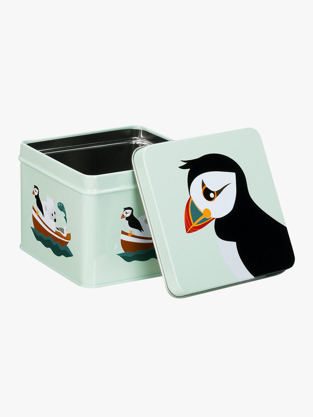 Blafre metallboks Flerfarget