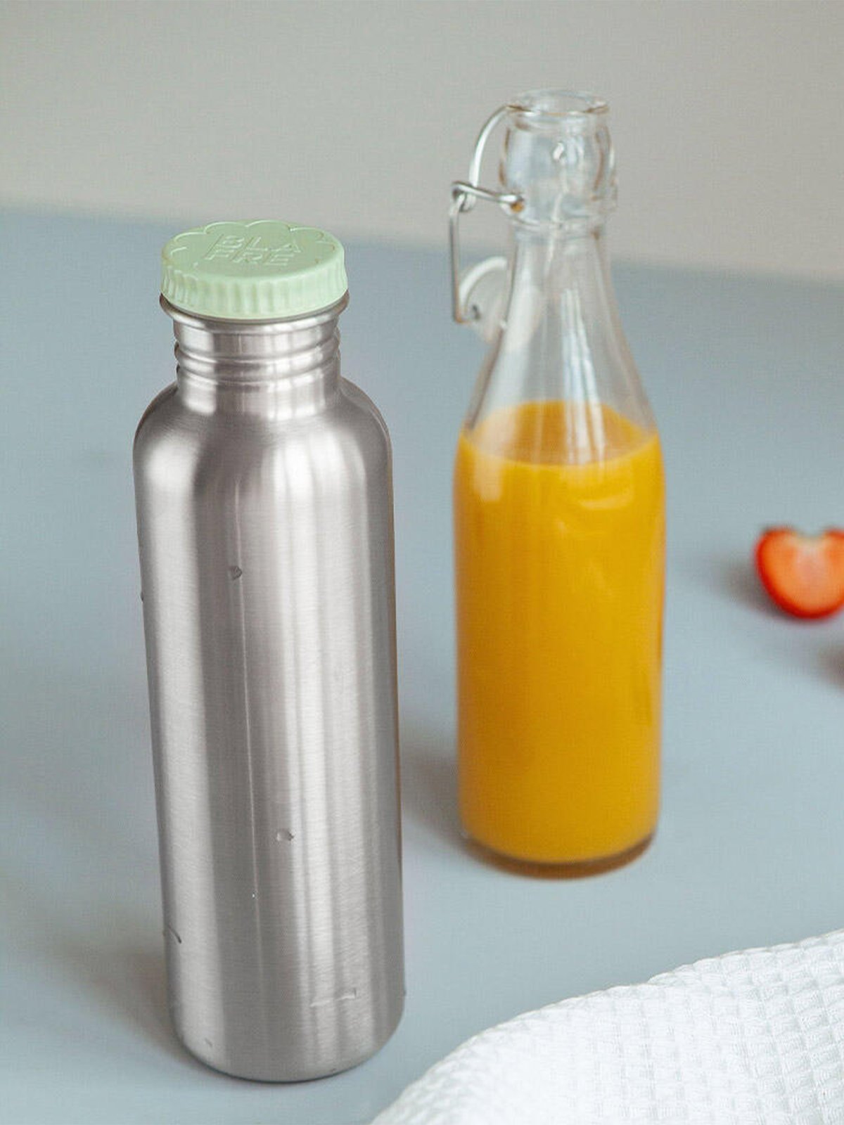 Blafre stålflaske 750 ml Blågrønn