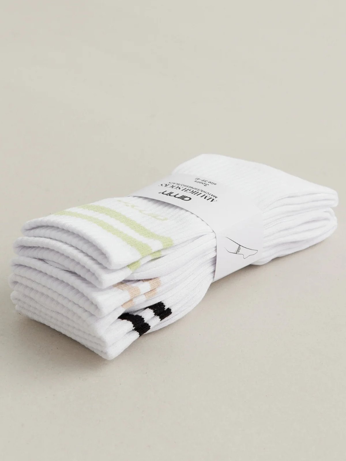 Aim'n Aim High Socks 3-pack Matcha