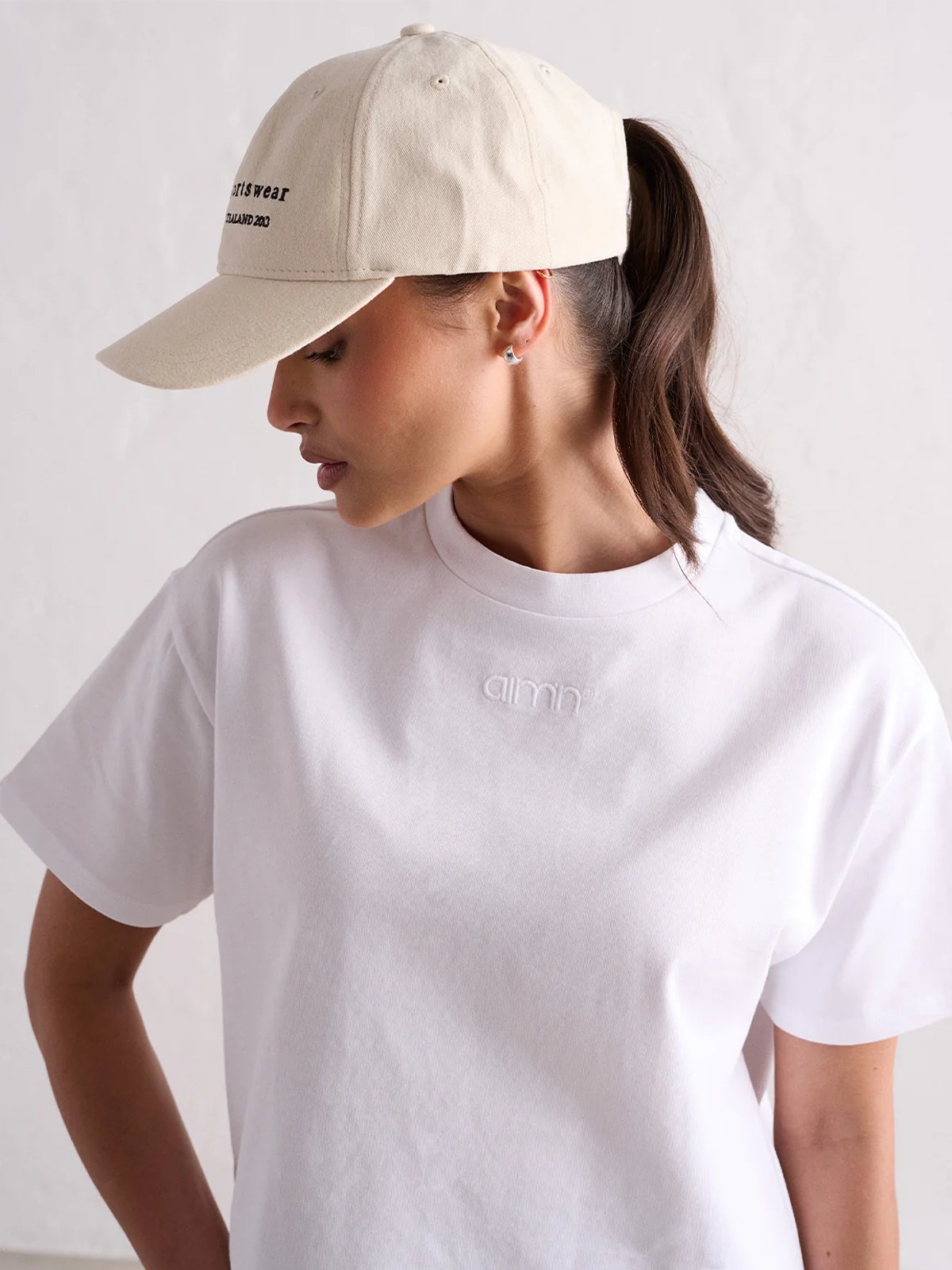 Aim'n Boxy T-shirt White