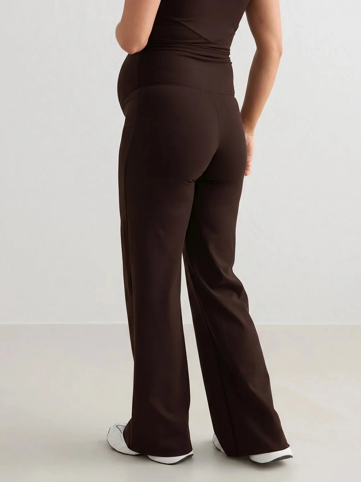 Aim'n Sense Maternity Wide Pants Chocolate