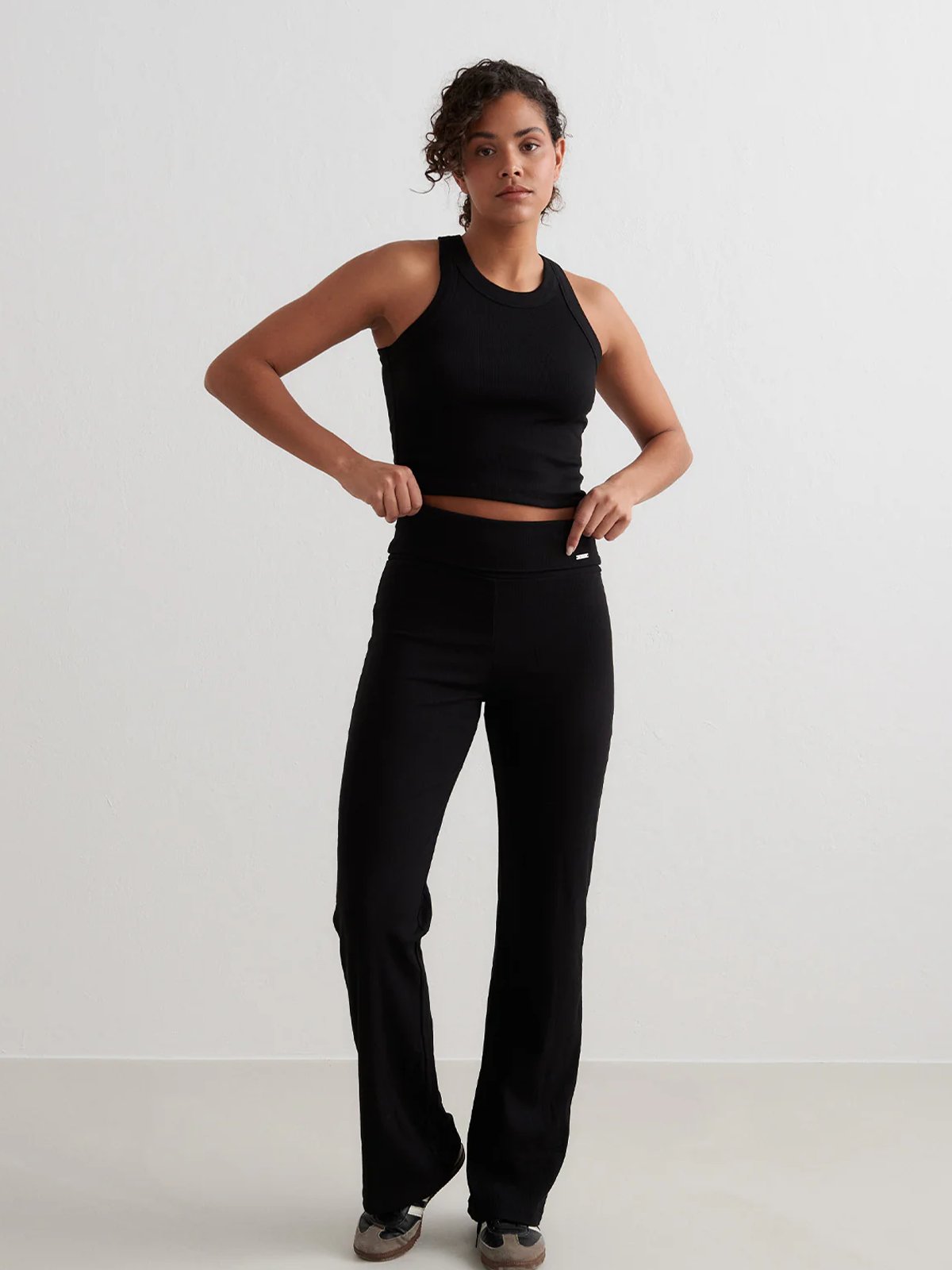 Aim'n Ease Ribbed Pants Black