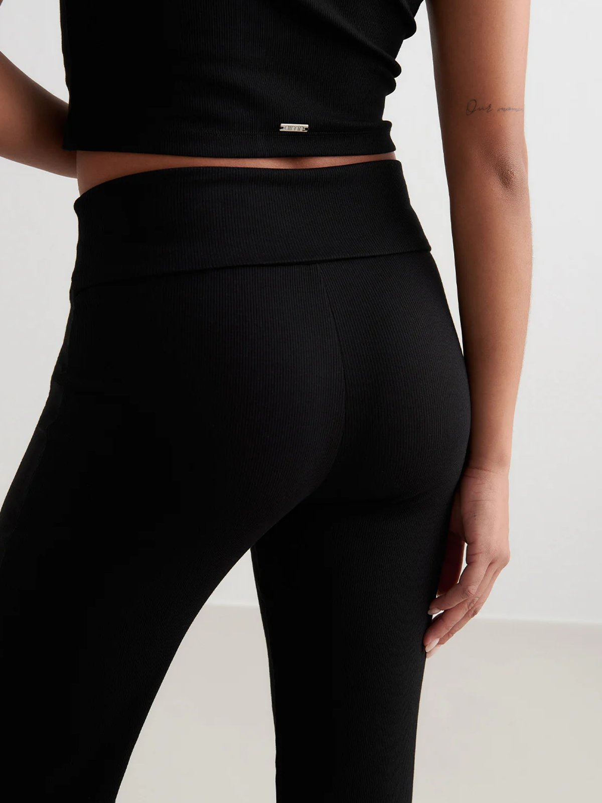 Aim'n Ease Ribbed Pants Black