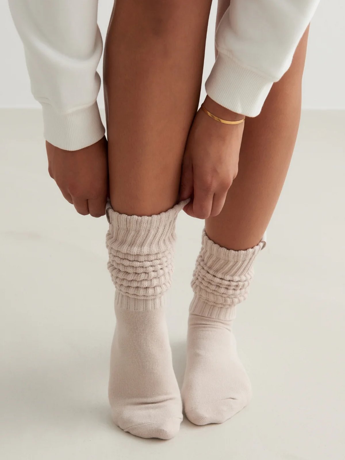 Aim'n Slouch Socks Clay