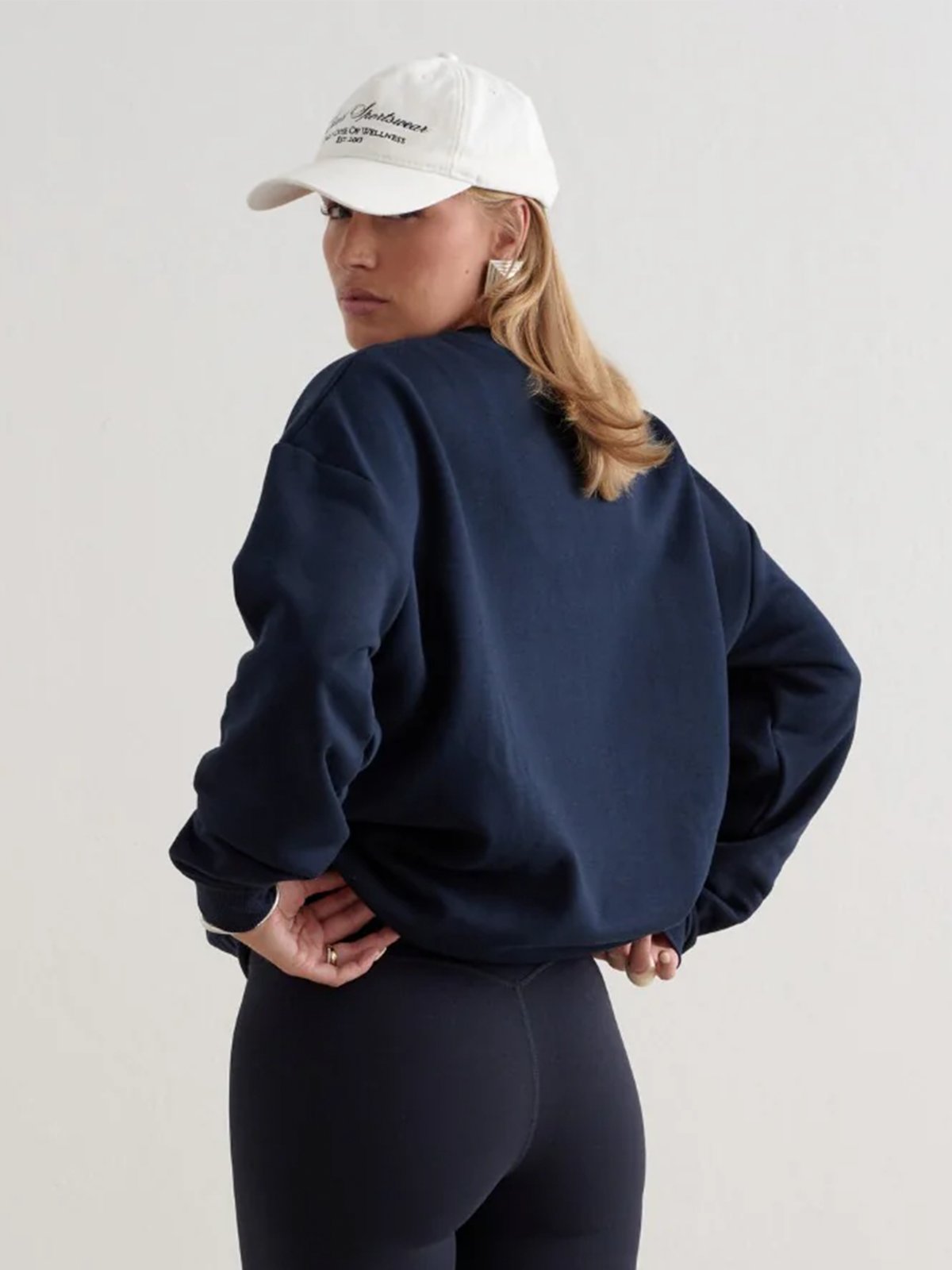 Aim'n Heritage Sweatshirt Navy/Off-White