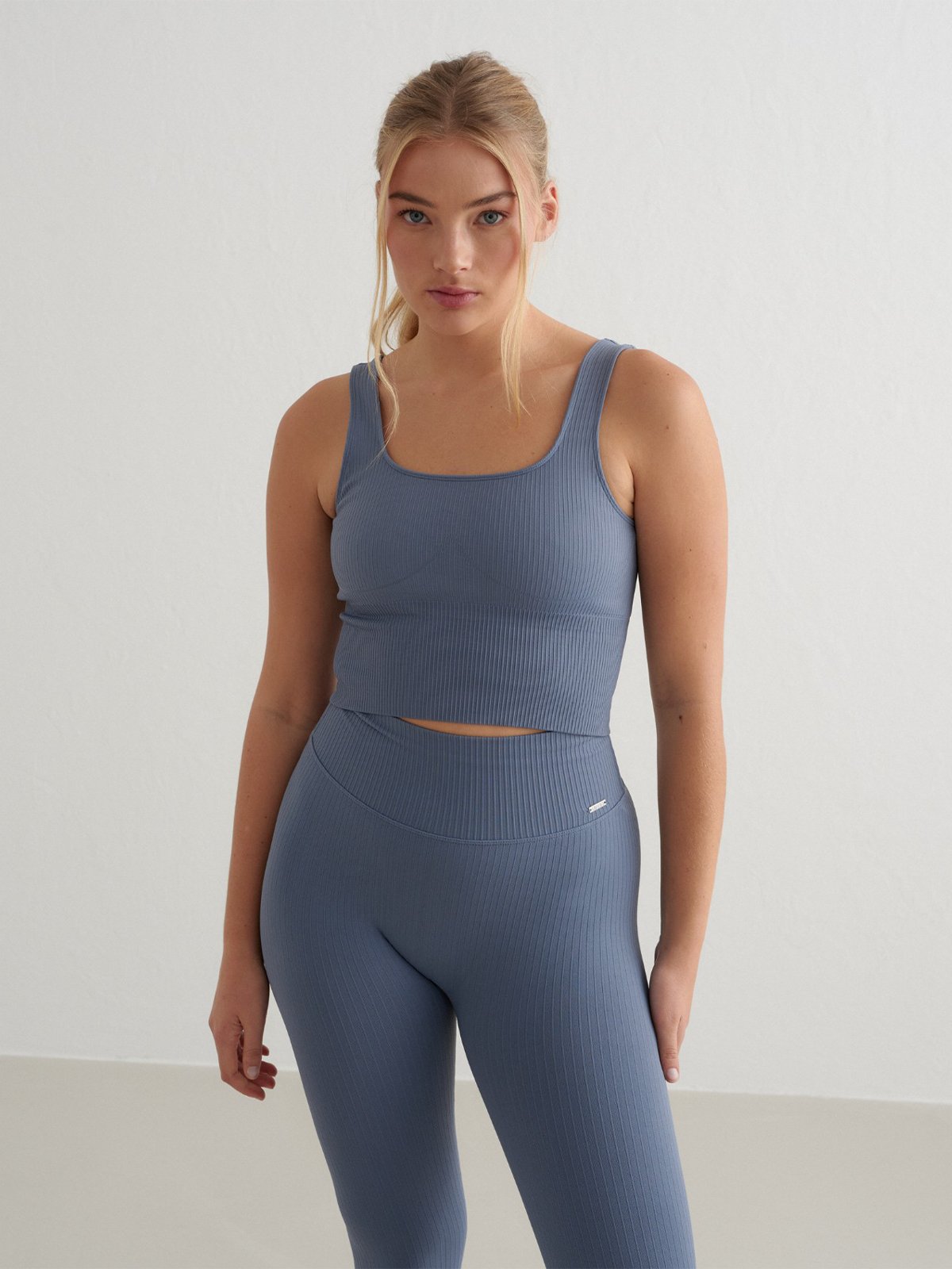 Aim'n Ribbed Seamless Shaping Bralette Arctica