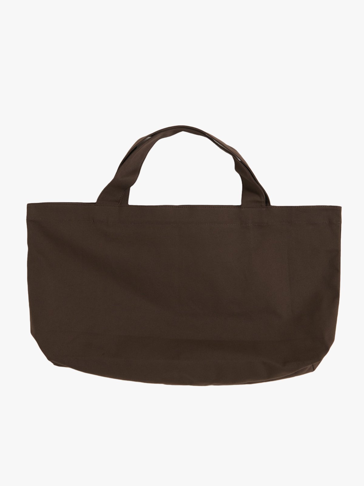 Aim'n Varsity Canvas Tote Bag Chocolate