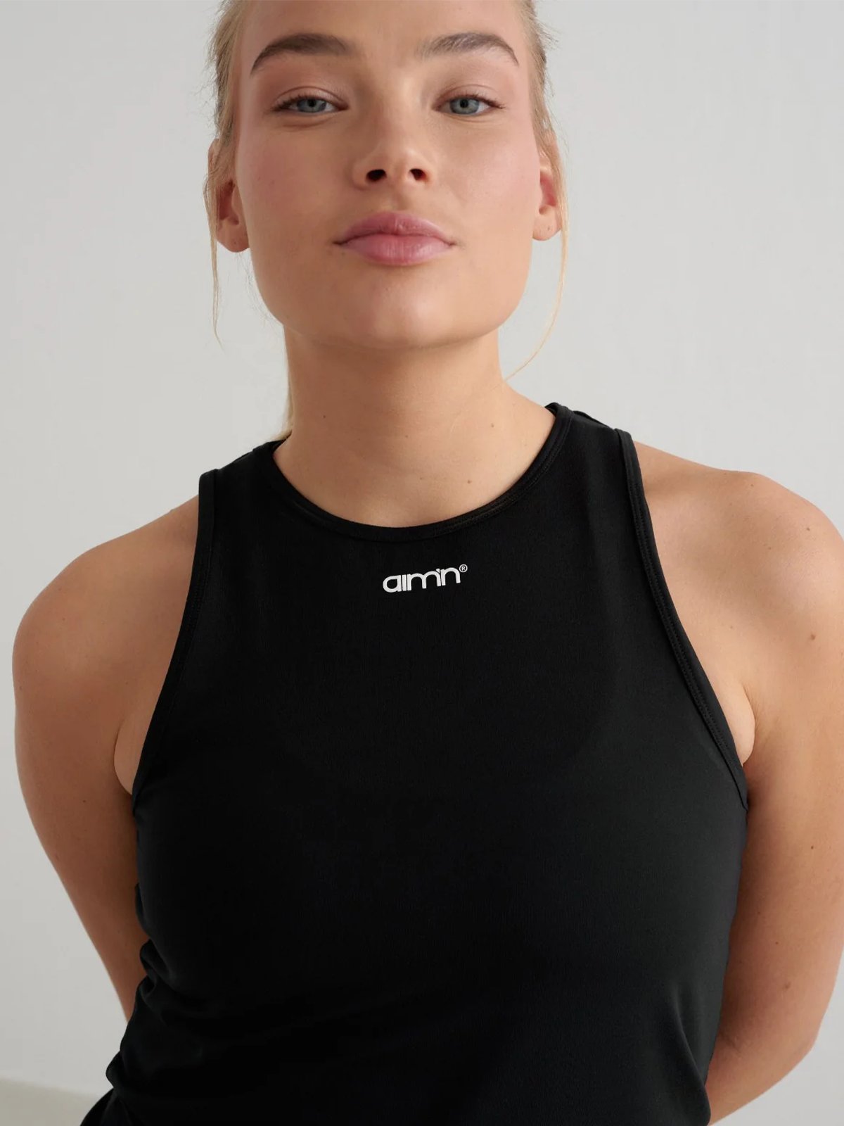 Aim'n Soft Basic Singlet Black