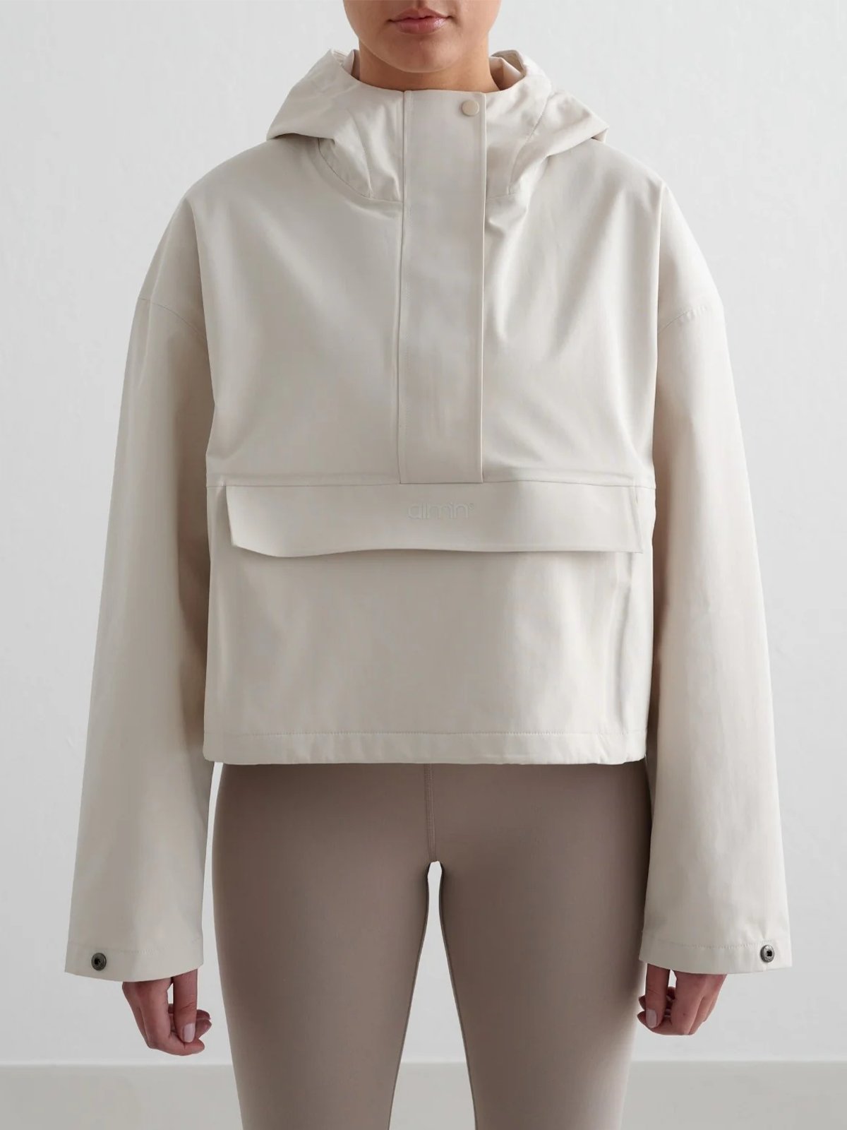 Aim'n Cropped Waterproof Anorak Clay