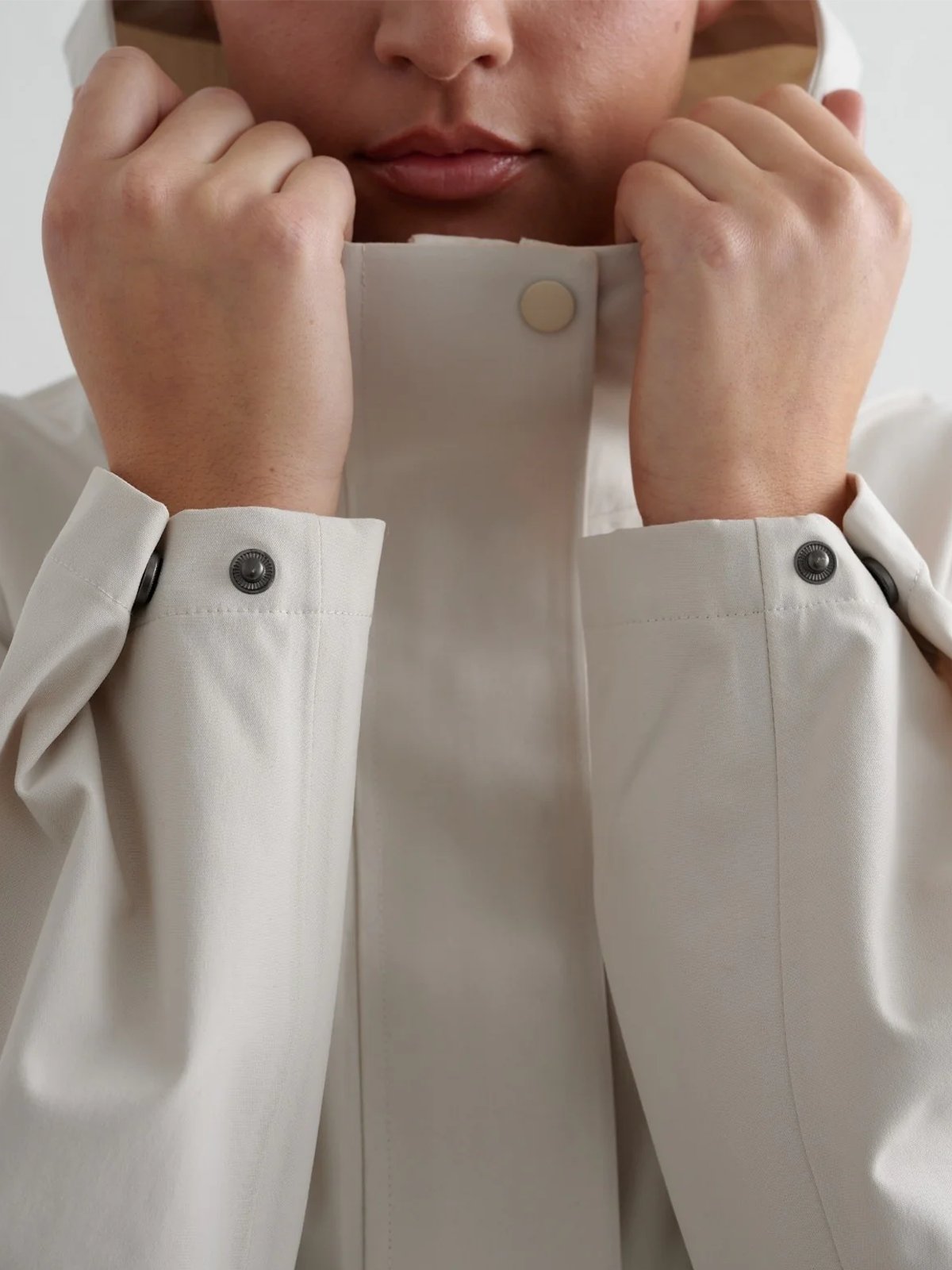 Aim'n Cropped Waterproof Anorak Clay