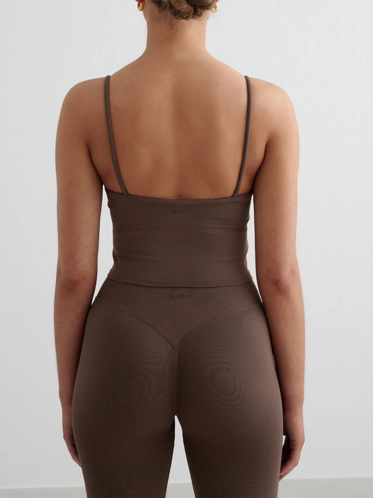 Aim'n Shape Seamless Strap Singlet Macchiato