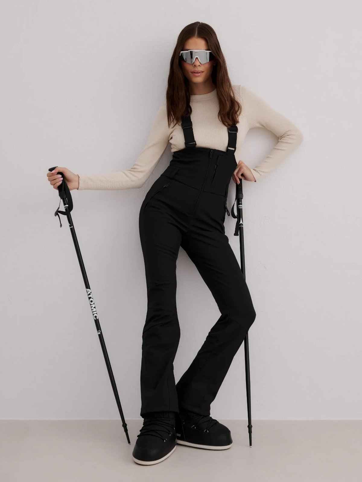 Aim'n Stretch Thermo Bib Pants Black