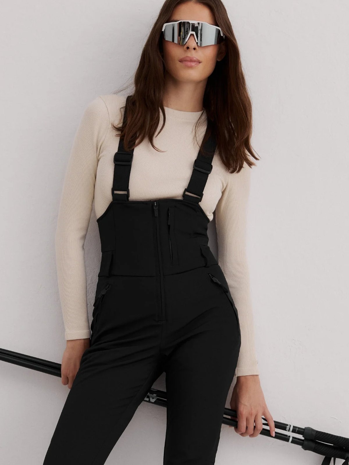 Aim'n Stretch Thermo Bib Pants Black