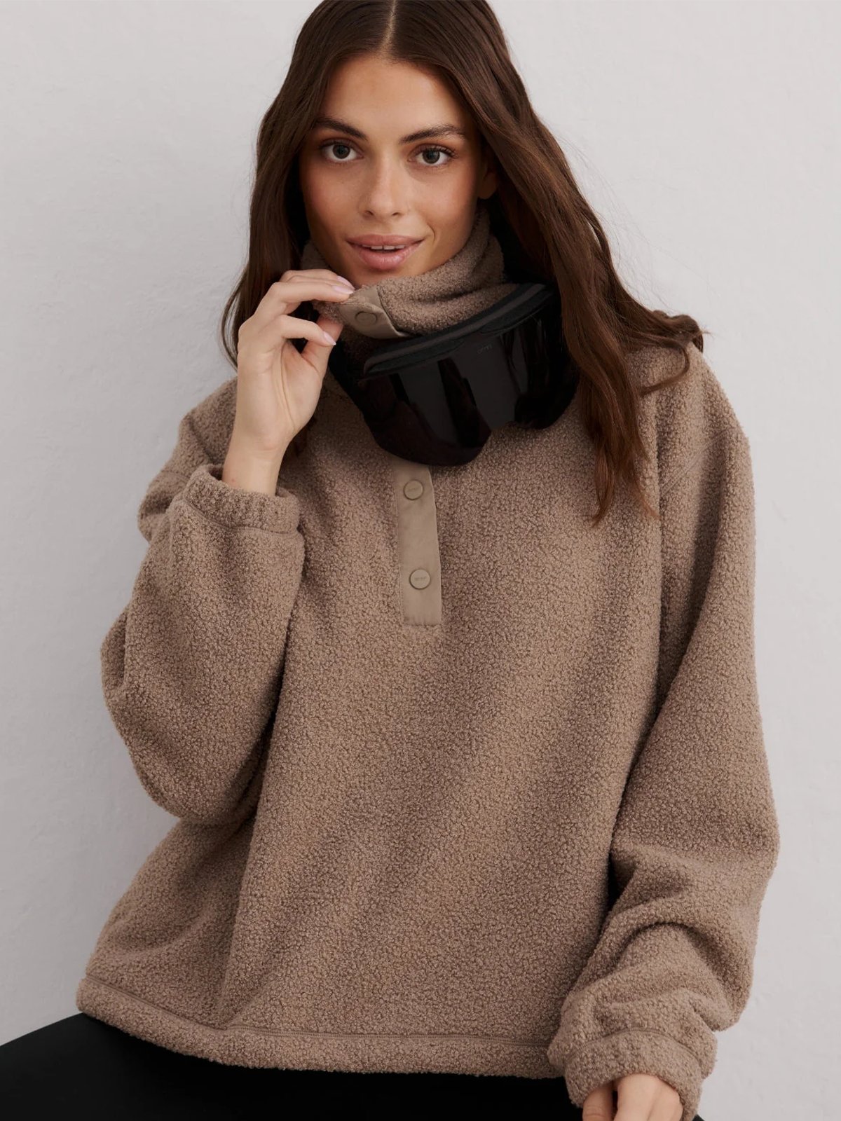 Aim'n Polar Fleece Long Sleeve Espresso