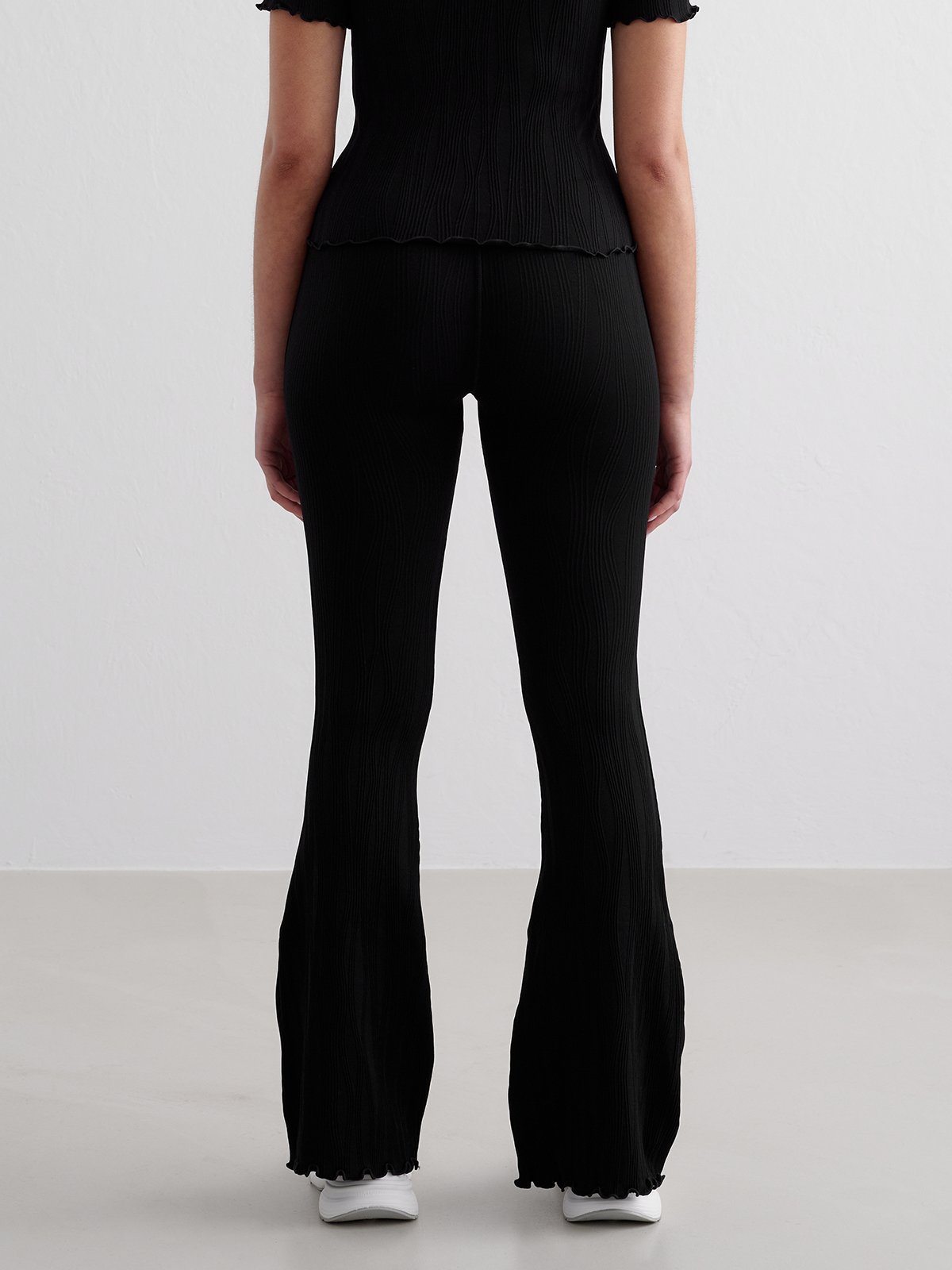 Aim'n Tulip Flare Tights Black