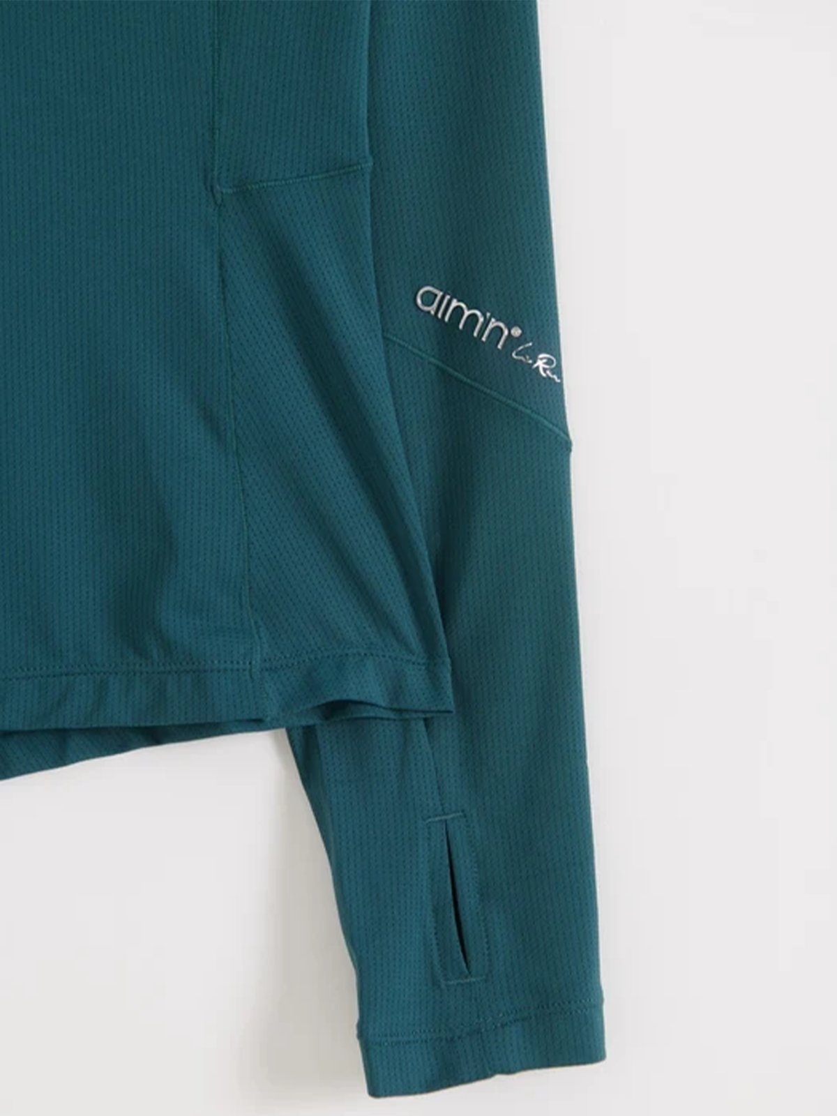 Aim'n Running Zip Long Sleeve Lagoon