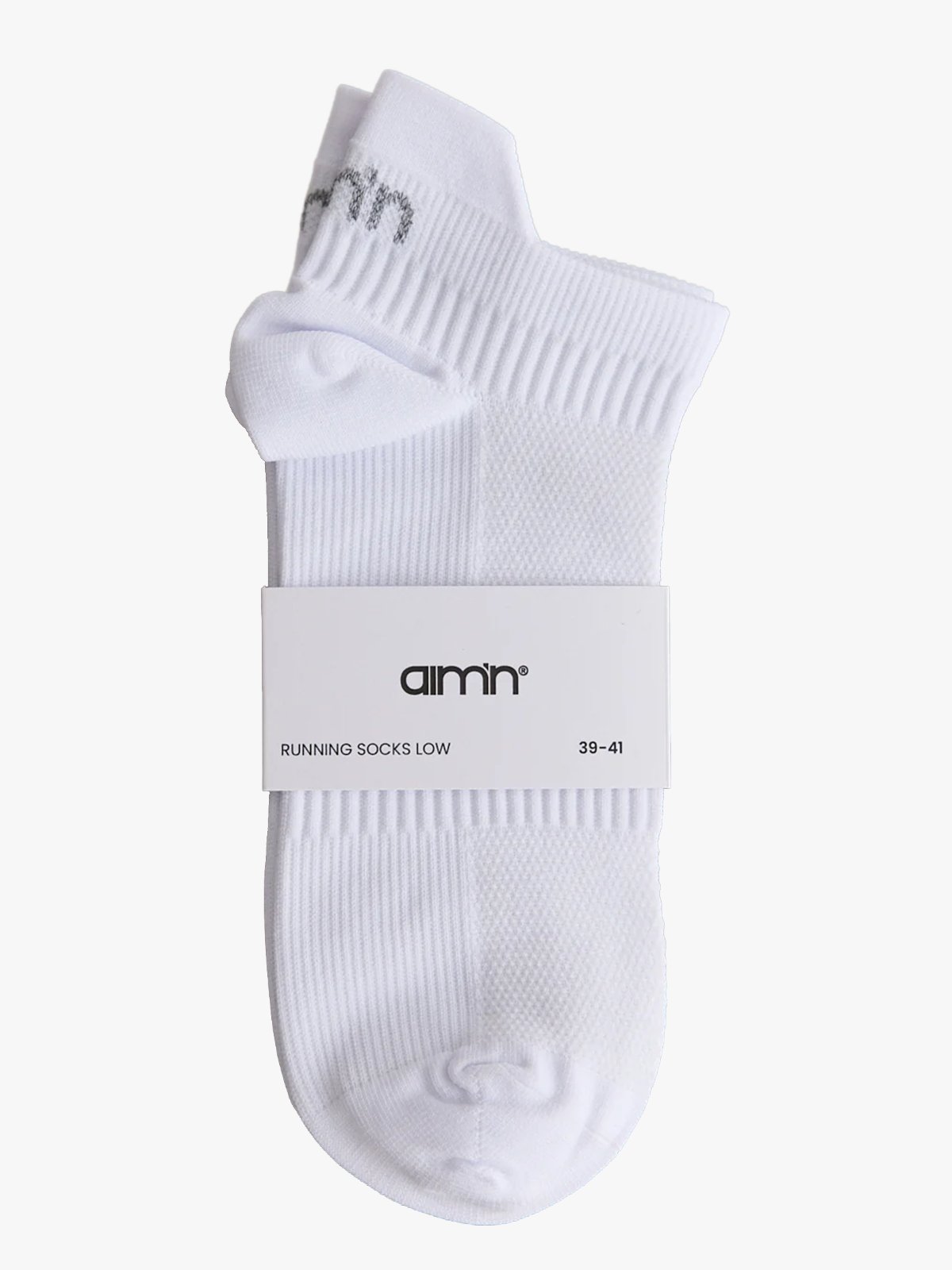 Aim'n Running Sock Low White