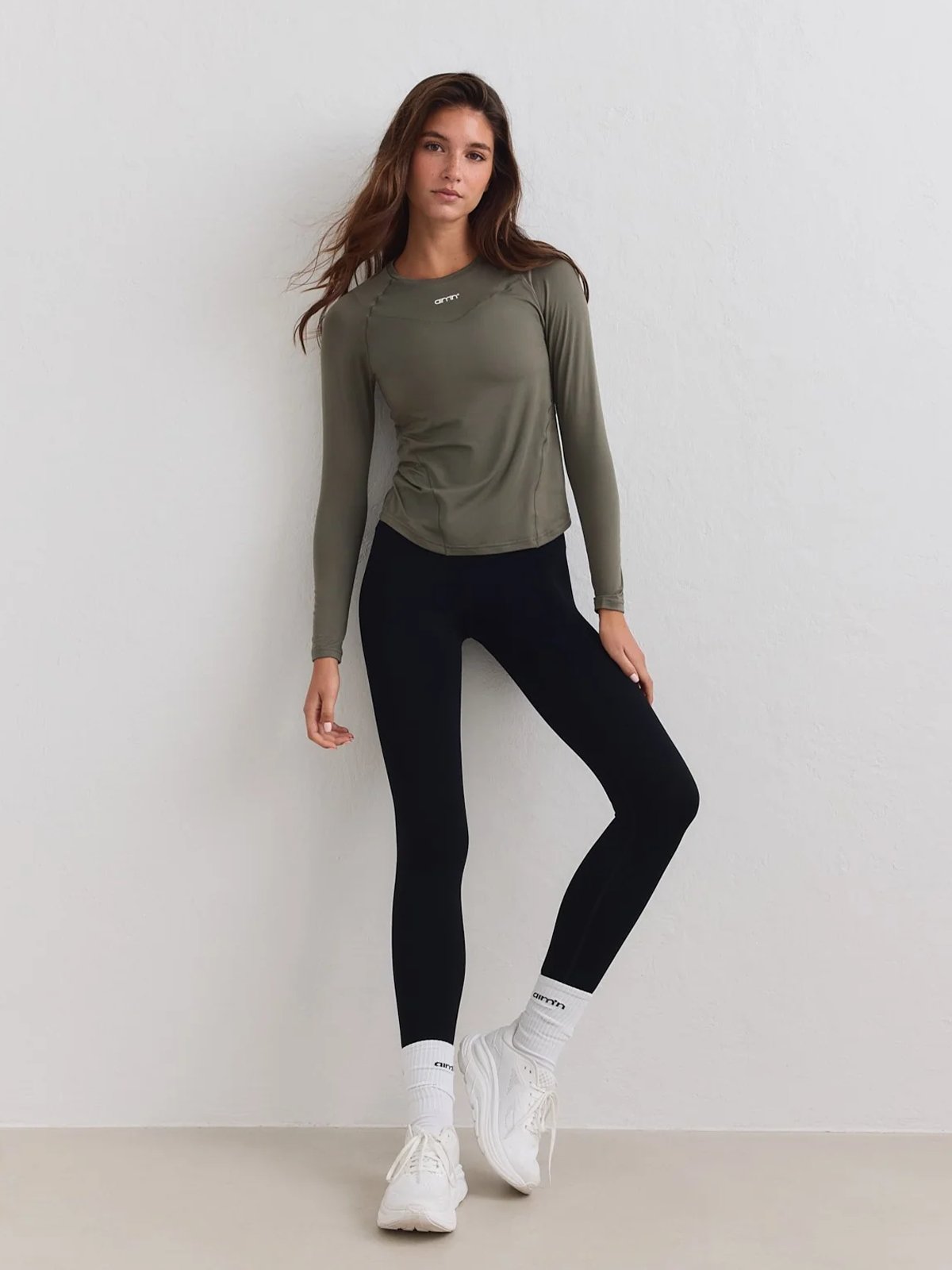 Aim'n Soft Basic Long Sleeve Ivy