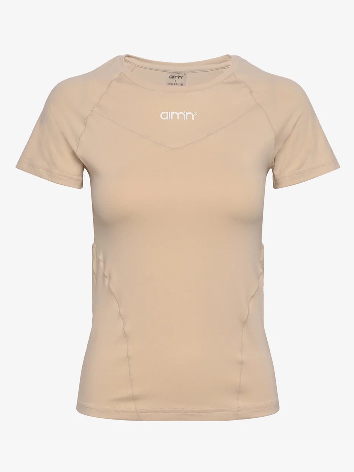 Aim'n Soft Basic Short Sleeve Cafe au Lait