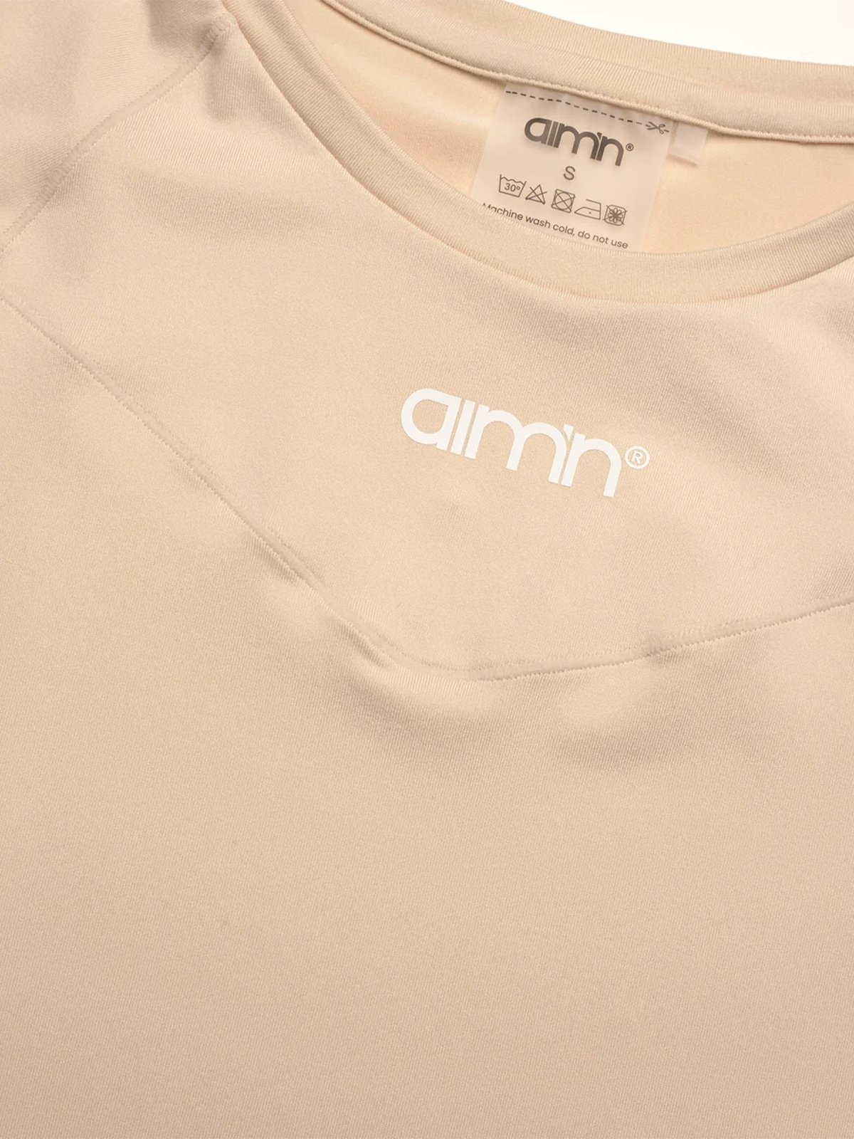 Aim'n Soft Basic Short Sleeve Cafe au Lait