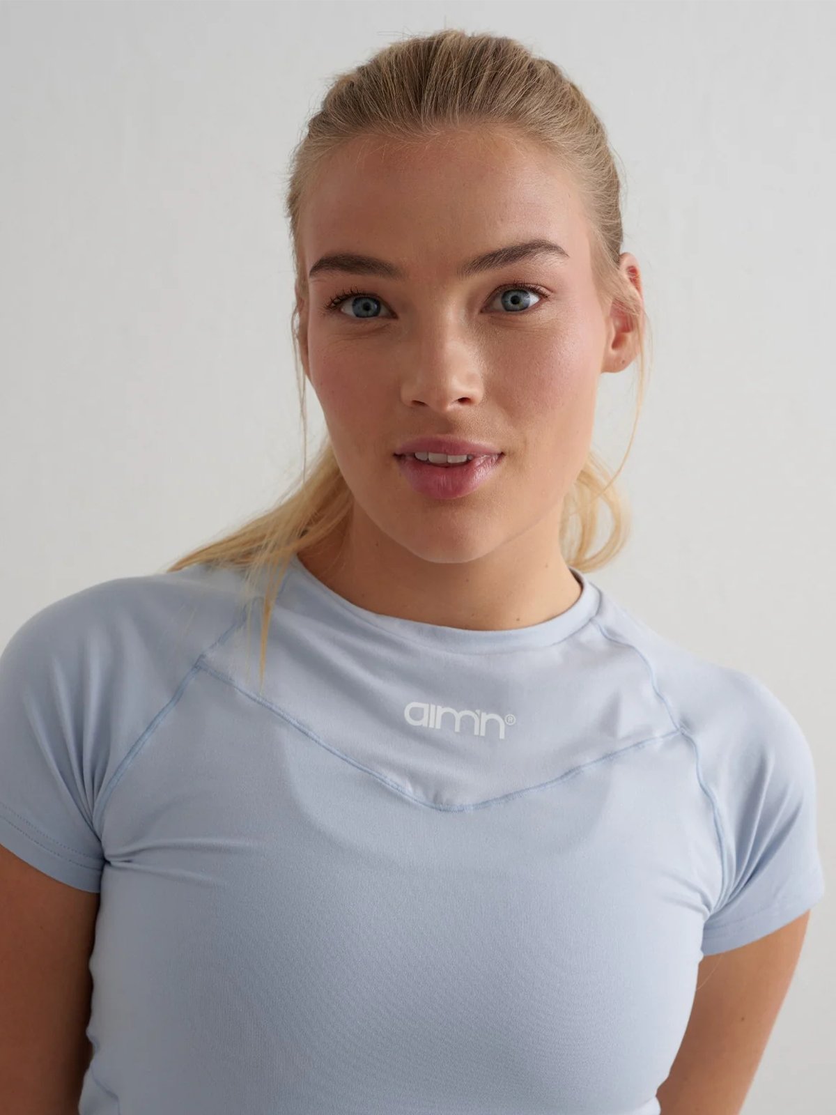 Aim'n Soft Basic Short Sleeve Cloudy Blue